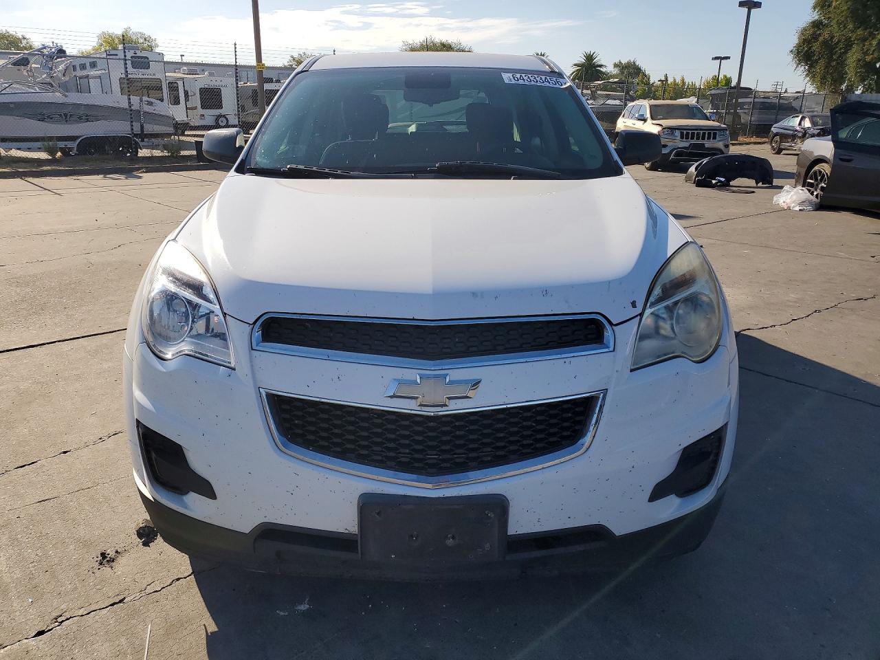 2014 Chevrolet Equinox Ls White vin: 2GNALAEK8E6231536