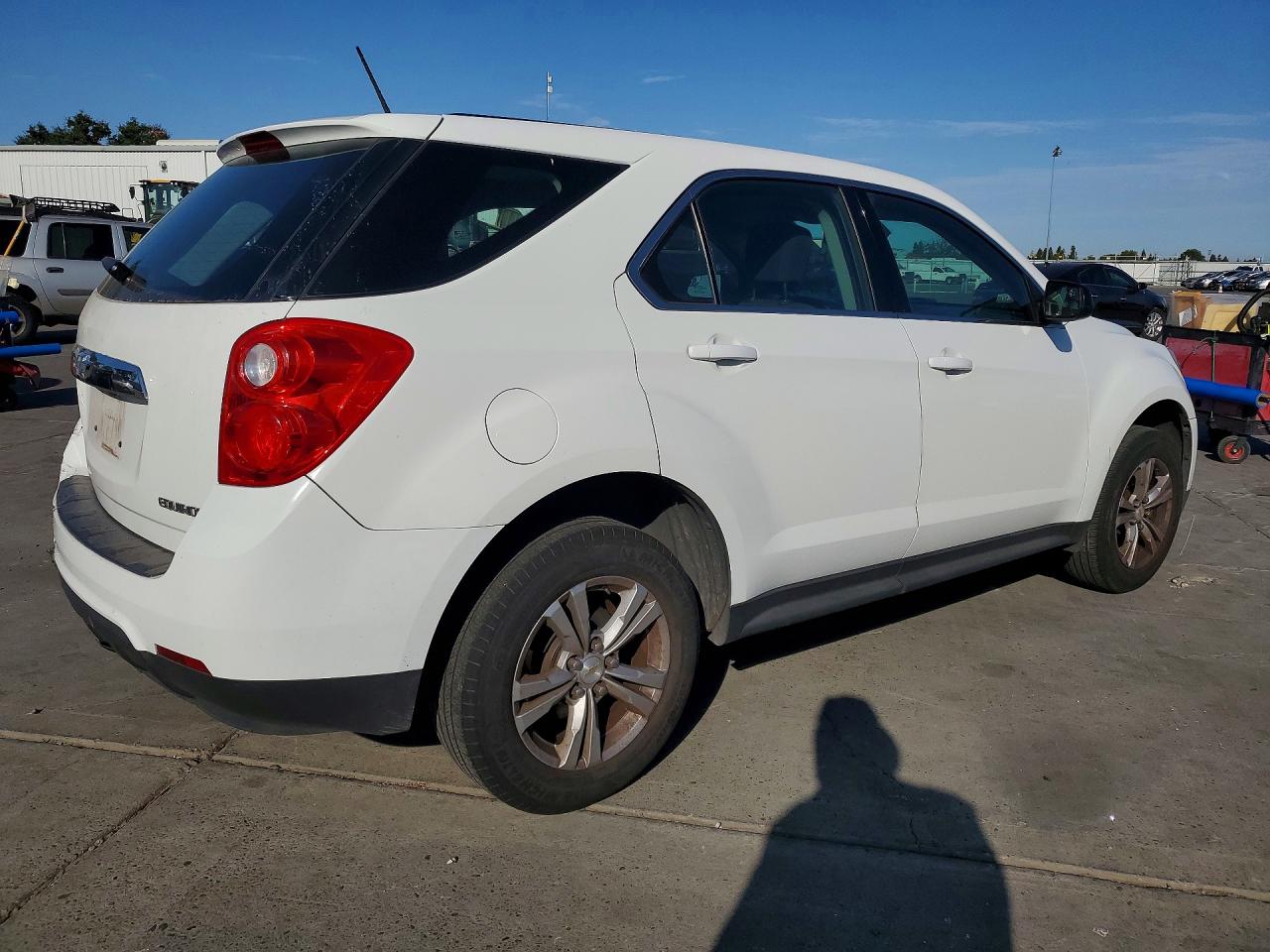 2014 Chevrolet Equinox Ls White vin: 2GNALAEK8E6231536