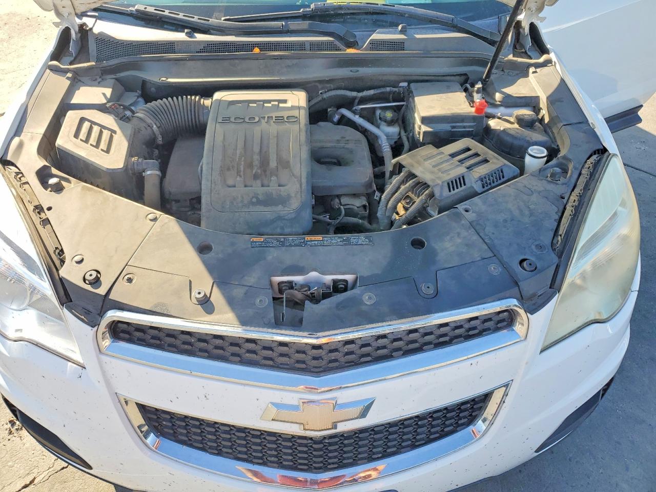 2014 Chevrolet Equinox Ls White vin: 2GNALAEK8E6231536