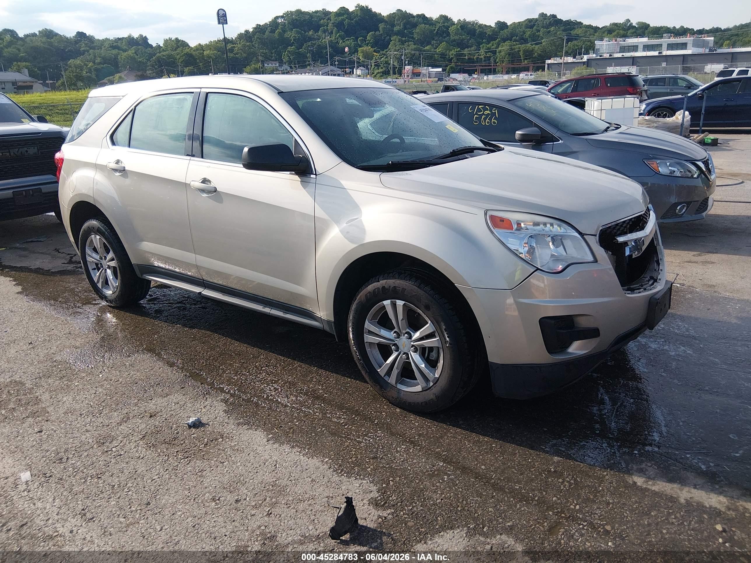 2014 Chevrolet Equinox Ls Silver vin: 2GNALAEK8E6231732