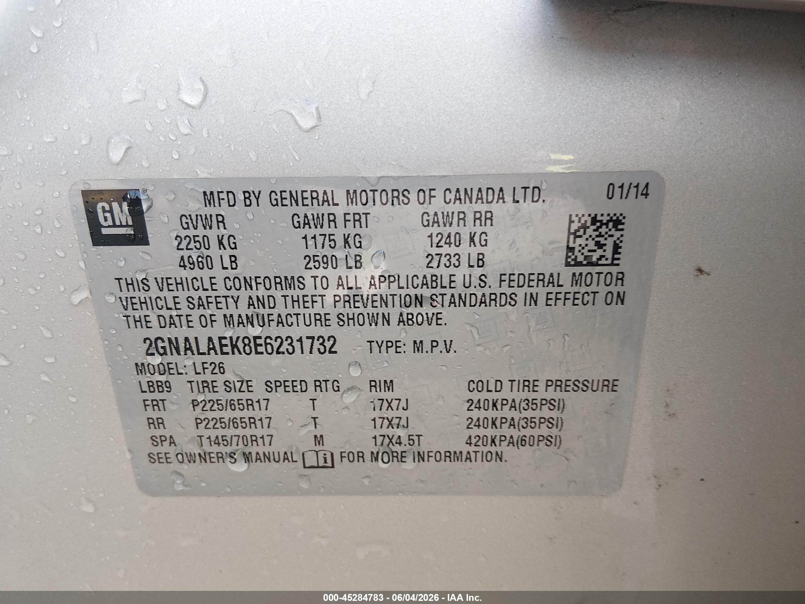 2014 Chevrolet Equinox Ls Silver vin: 2GNALAEK8E6231732