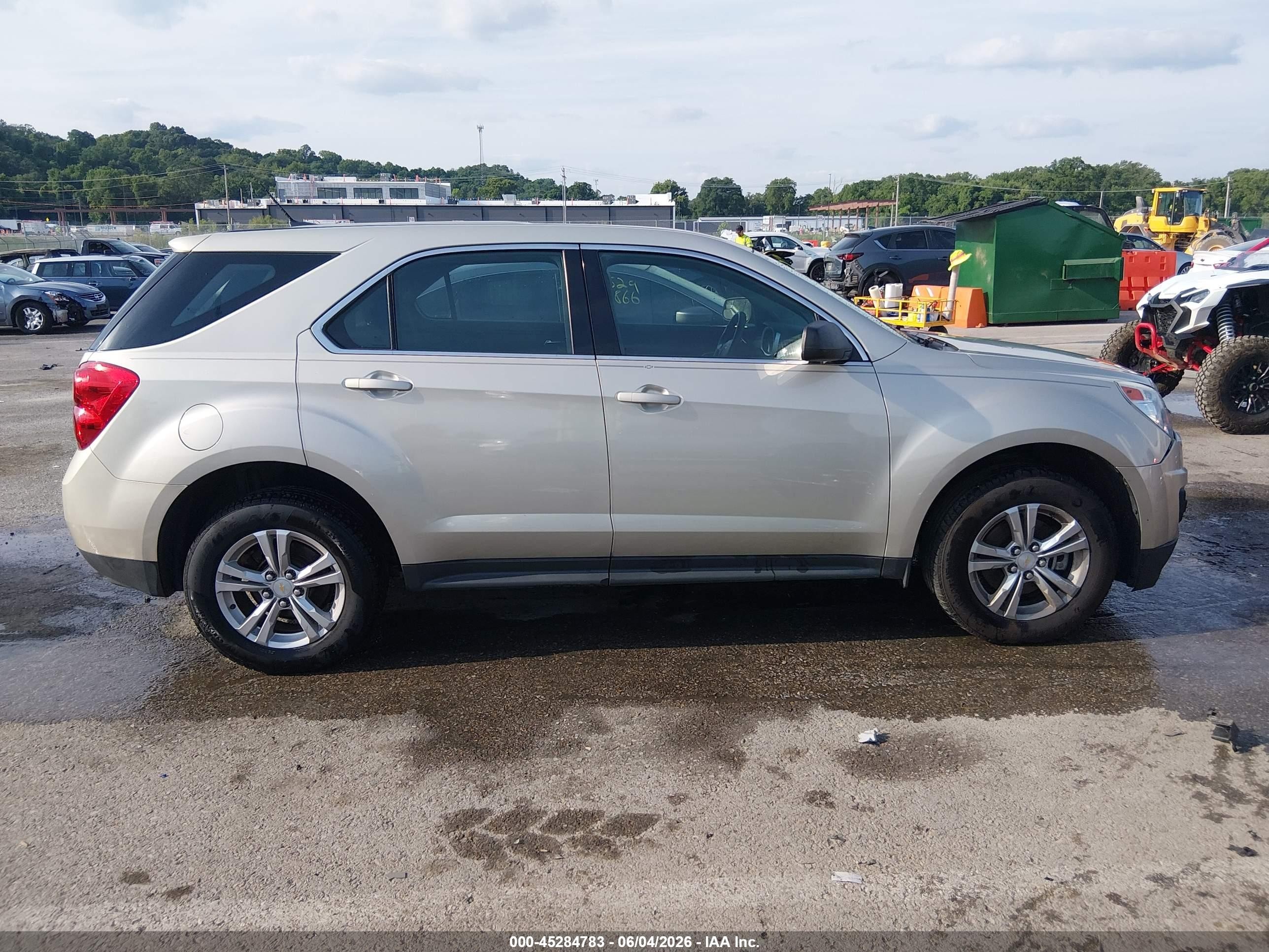 2014 Chevrolet Equinox Ls Silver vin: 2GNALAEK8E6231732