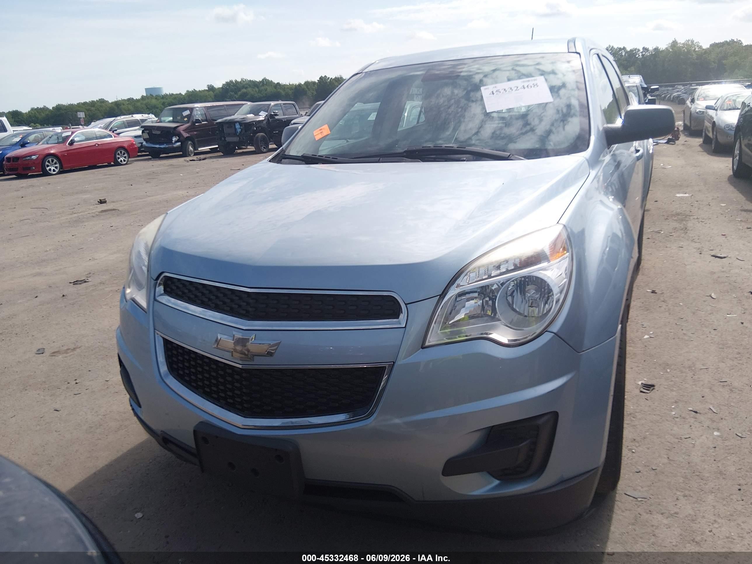 2014 Chevrolet Equinox Ls Light Blue vin: 2GNALAEK8E6232833