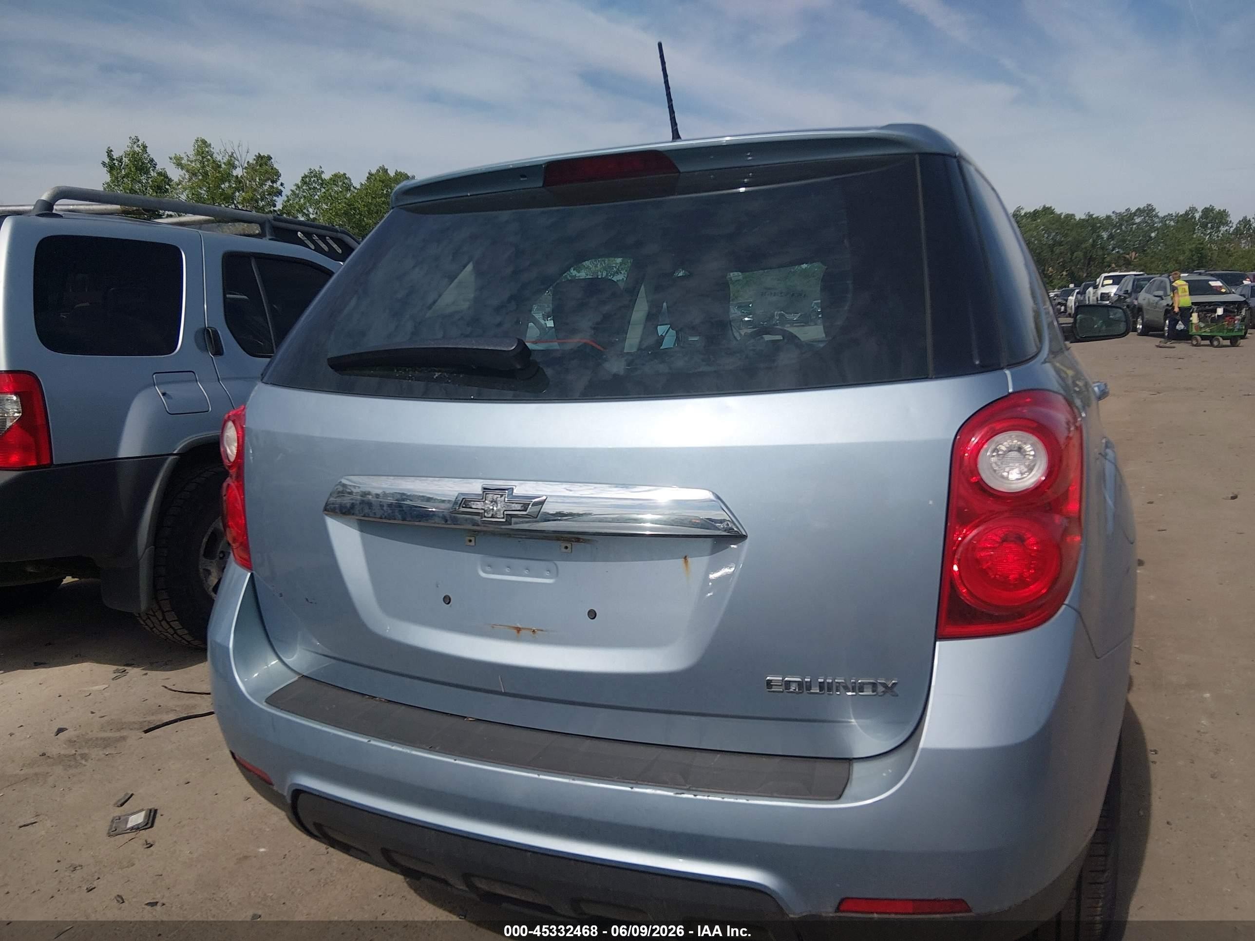 2014 Chevrolet Equinox Ls Light Blue vin: 2GNALAEK8E6232833