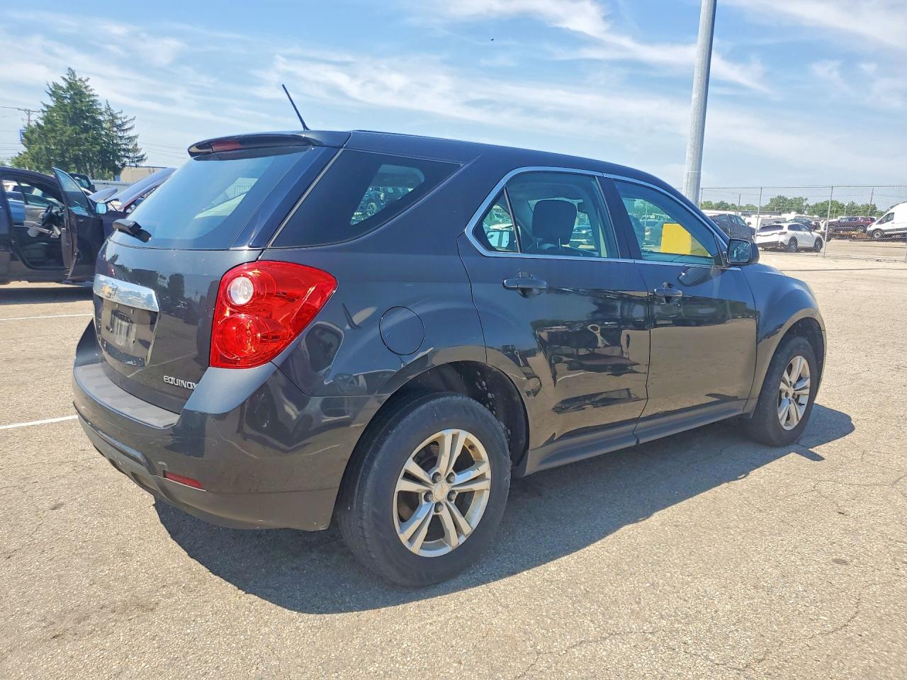 2014 Chevrolet Equinox Ls Black vin: 2GNALAEK8E6323035