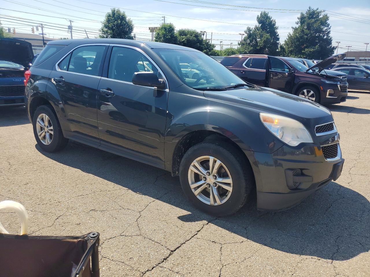 2014 Chevrolet Equinox Ls Black vin: 2GNALAEK8E6323035