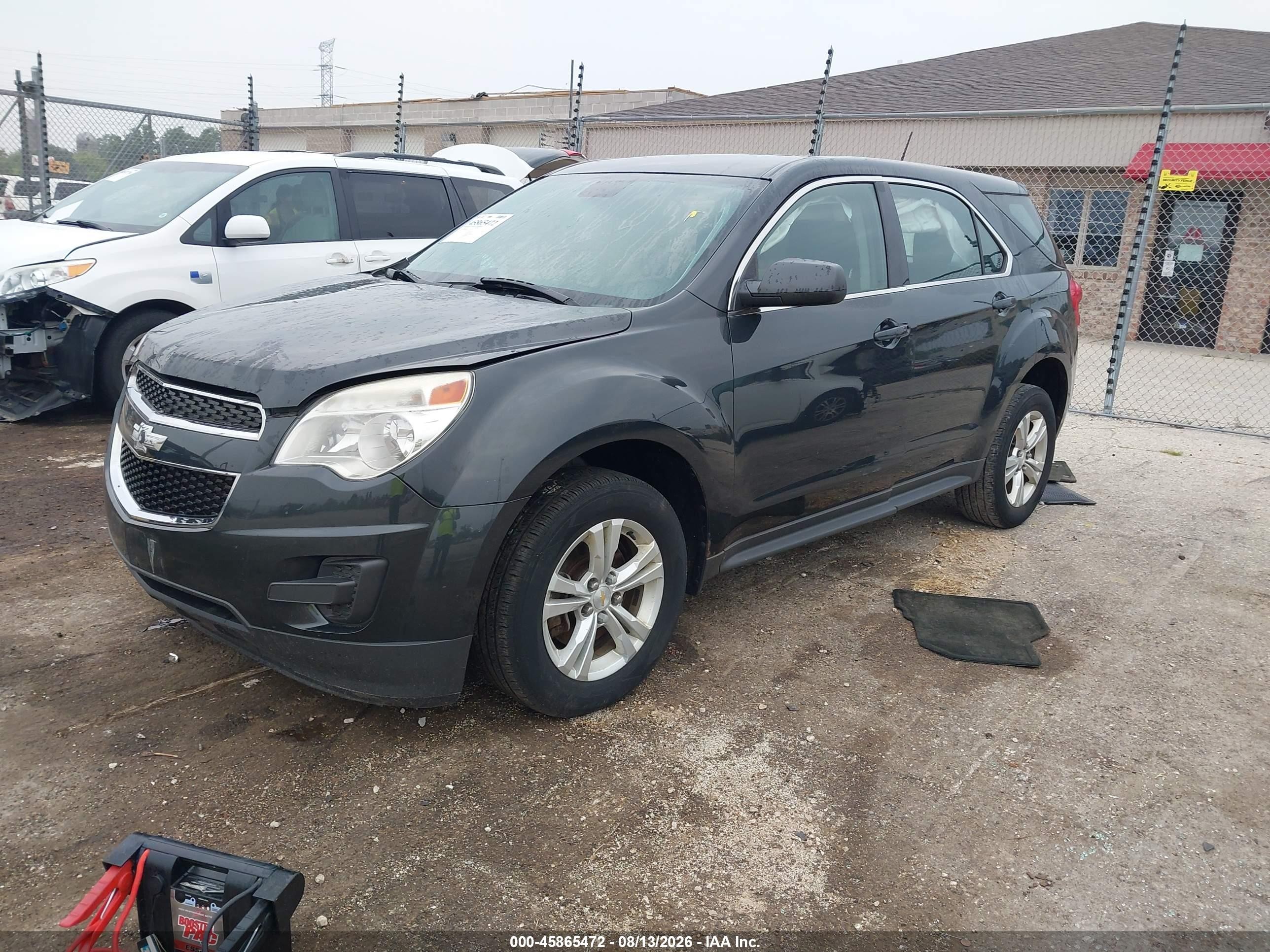 2014 Chevrolet Equinox Ls Black vin: 2GNALAEK8E6360585