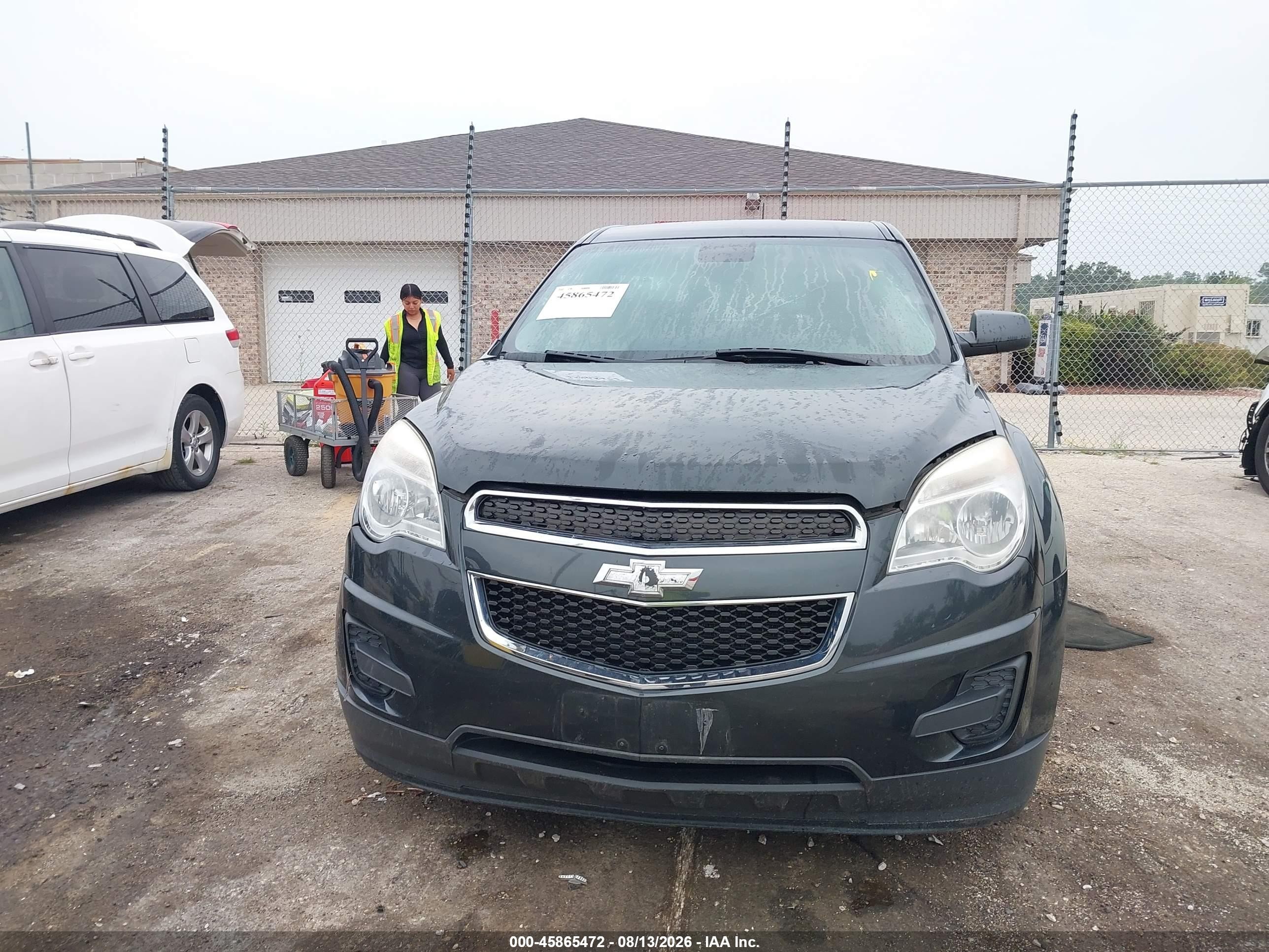 2014 Chevrolet Equinox Ls Black vin: 2GNALAEK8E6360585