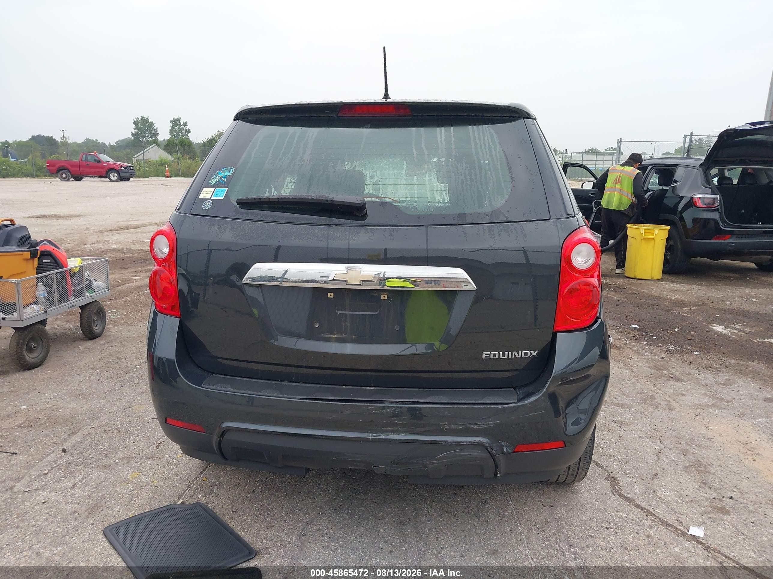 2014 Chevrolet Equinox Ls Black vin: 2GNALAEK8E6360585