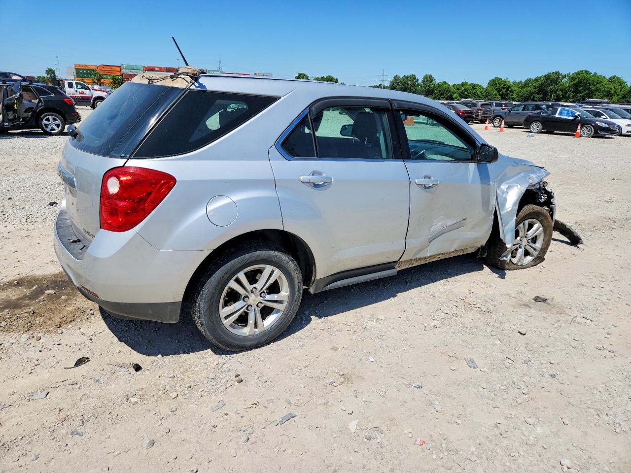2014 Chevrolet Equinox Ls Silver vin: 2GNALAEK8E6381789