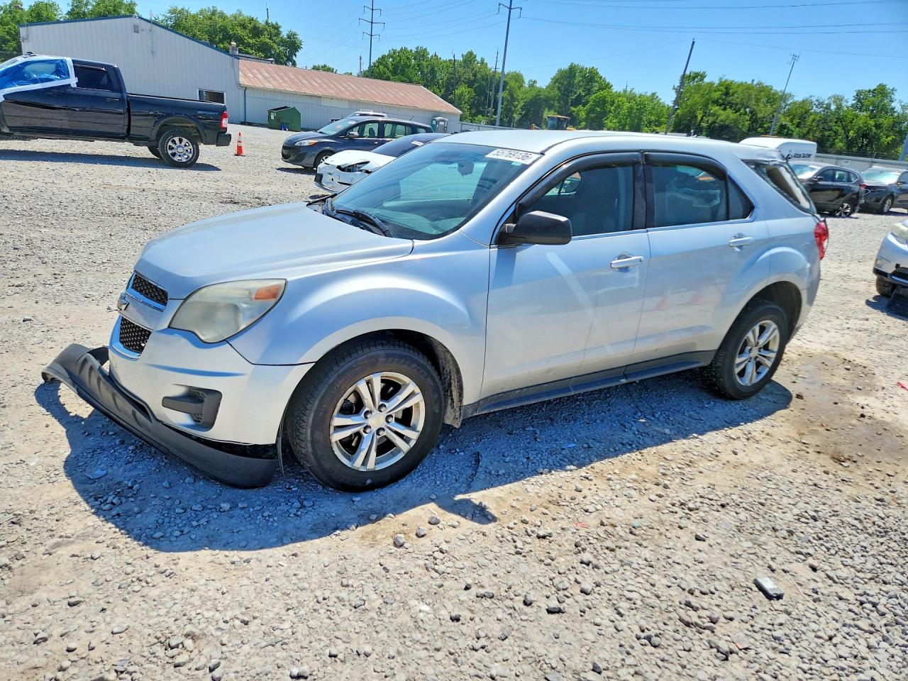 2014 Chevrolet Equinox Ls Silver vin: 2GNALAEK8E6381789
