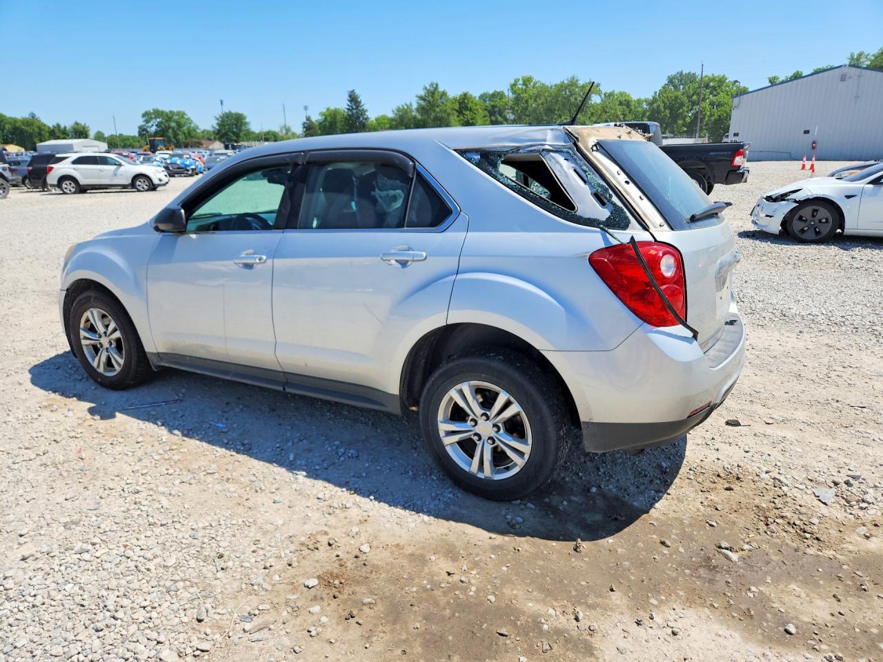 2014 Chevrolet Equinox Ls Silver vin: 2GNALAEK8E6381789