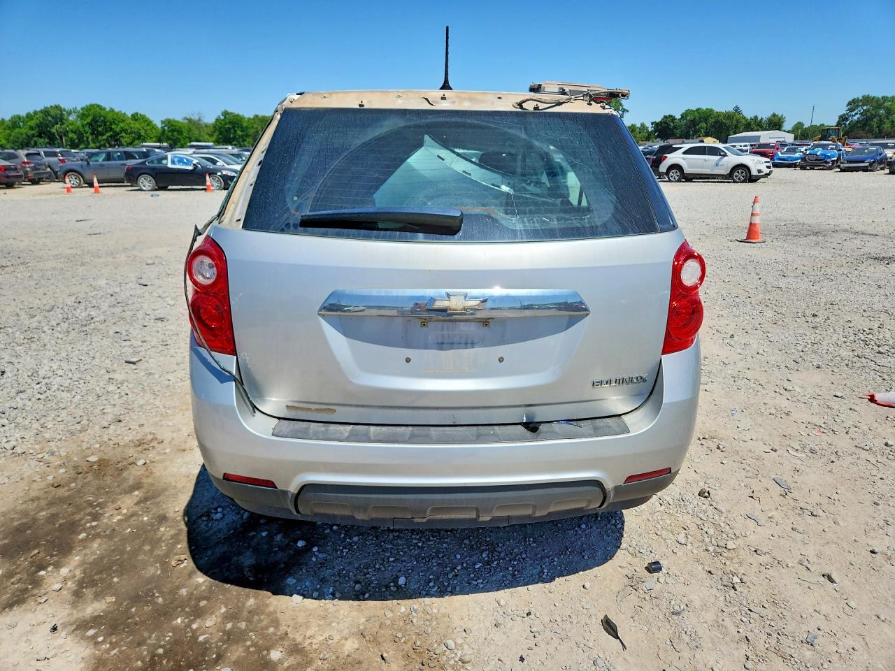 2014 Chevrolet Equinox Ls Silver vin: 2GNALAEK8E6381789