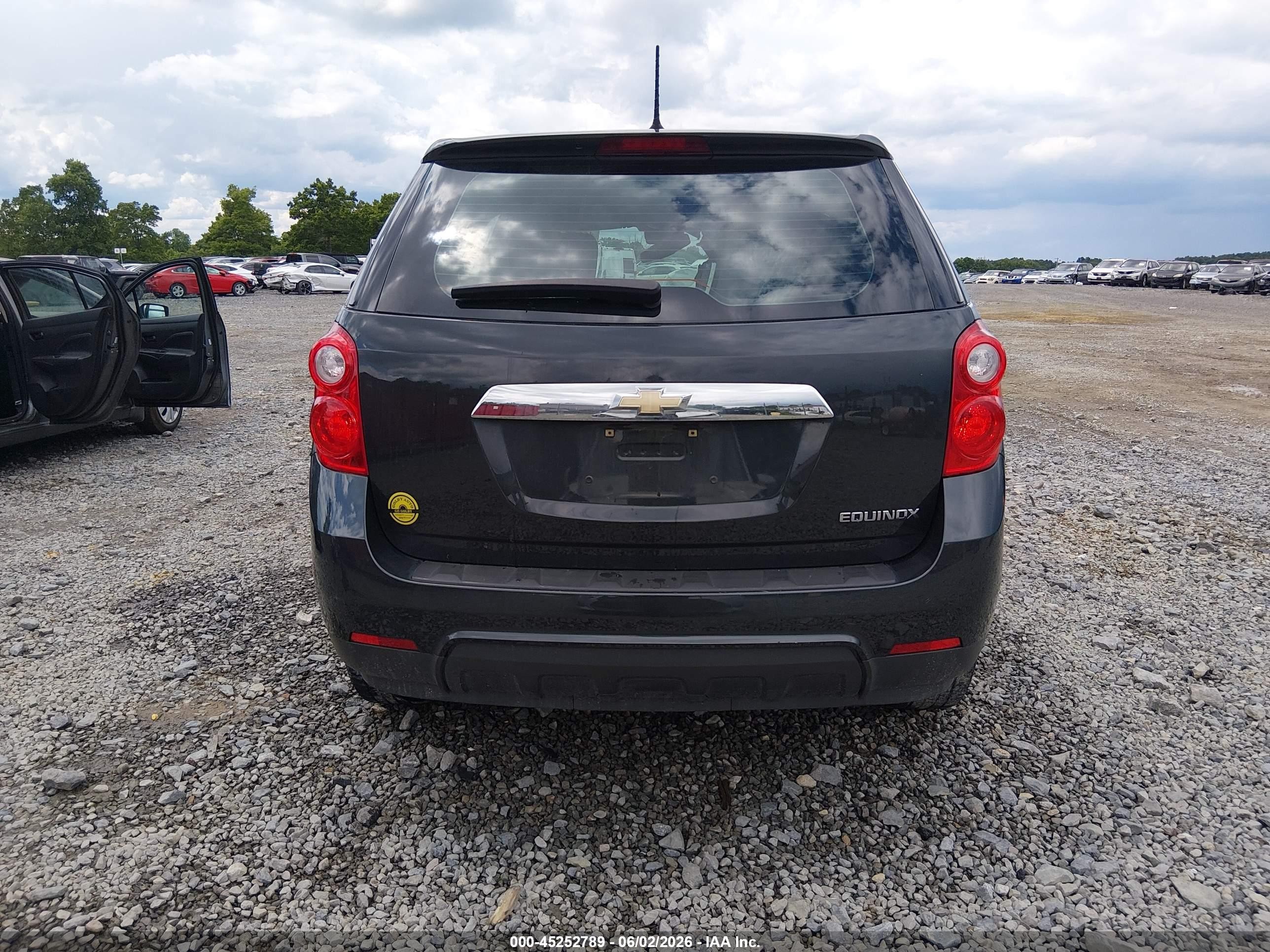 2014 Chevrolet Equinox Ls Black vin: 2GNALAEK8E6382778