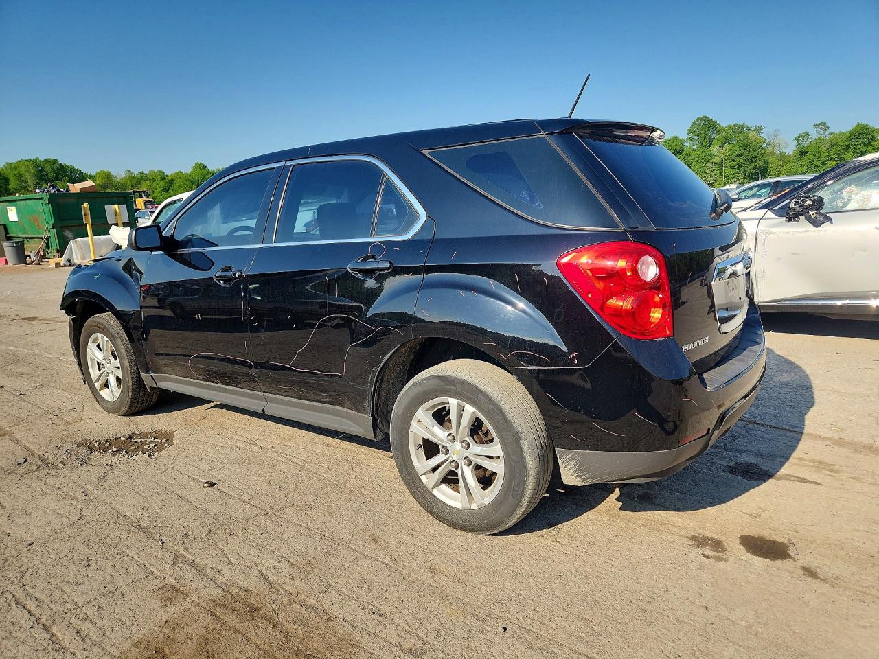 2015 Chevrolet Equinox Ls Black vin: 2GNALAEK8F1101948