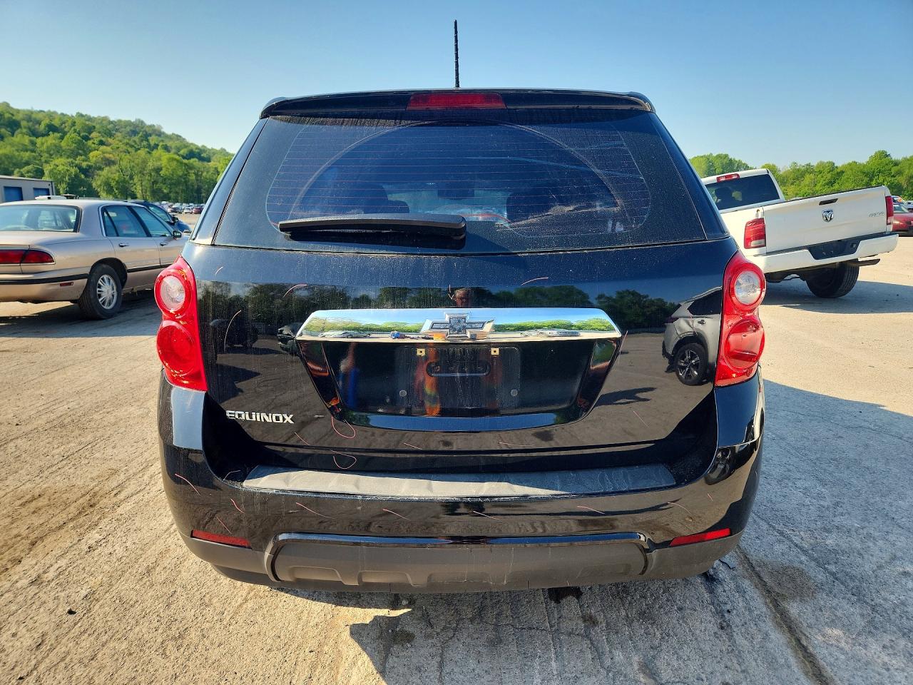 2015 Chevrolet Equinox Ls Black vin: 2GNALAEK8F1101948