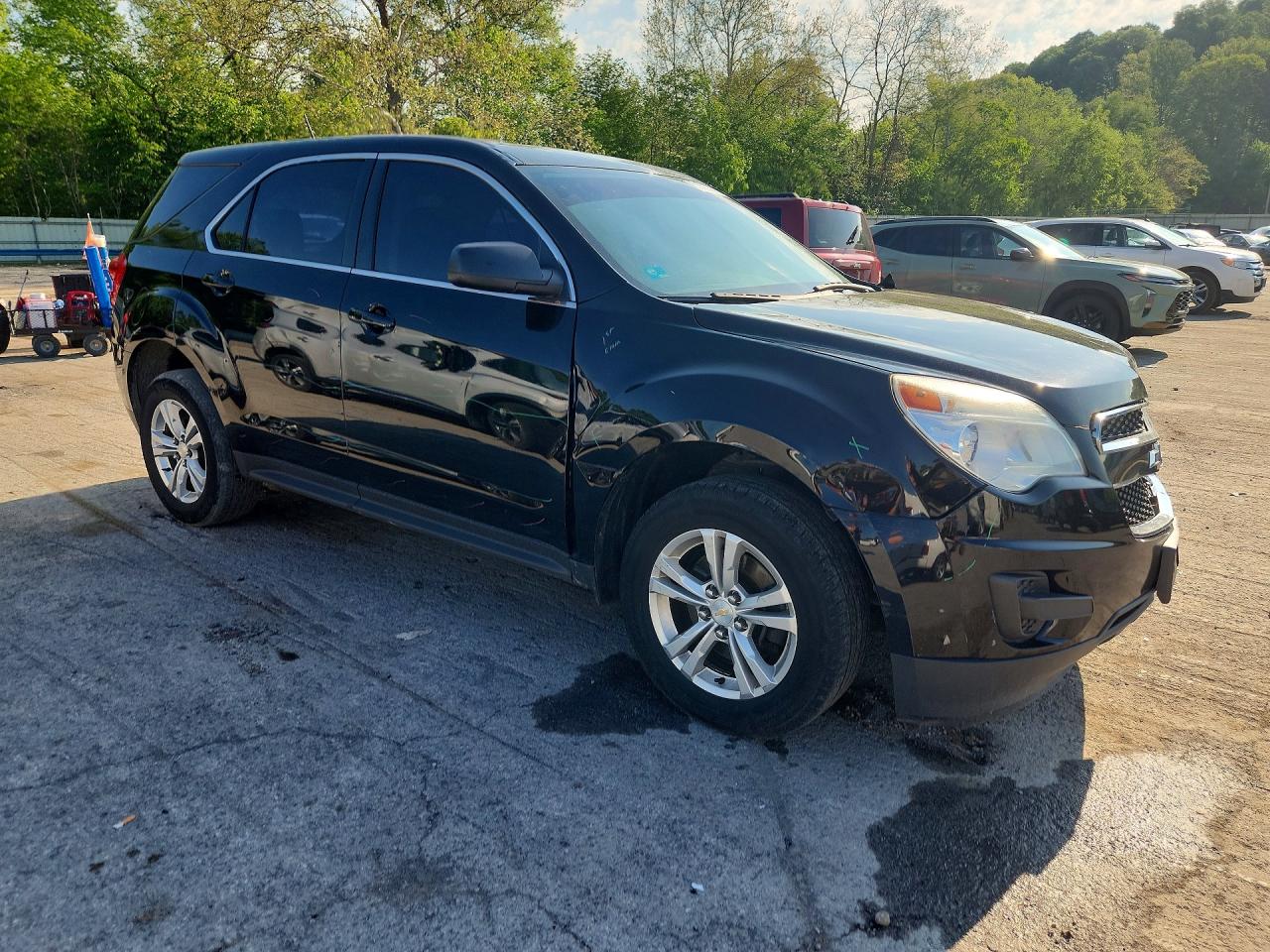 2015 Chevrolet Equinox Ls Black vin: 2GNALAEK8F1101948