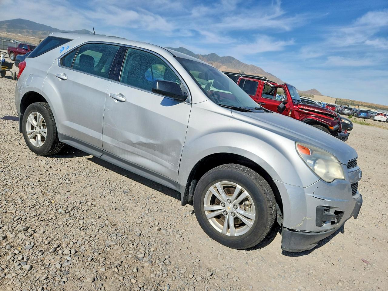 2015 Chevrolet Equinox Ls Silver vin: 2GNALAEK8F1133332