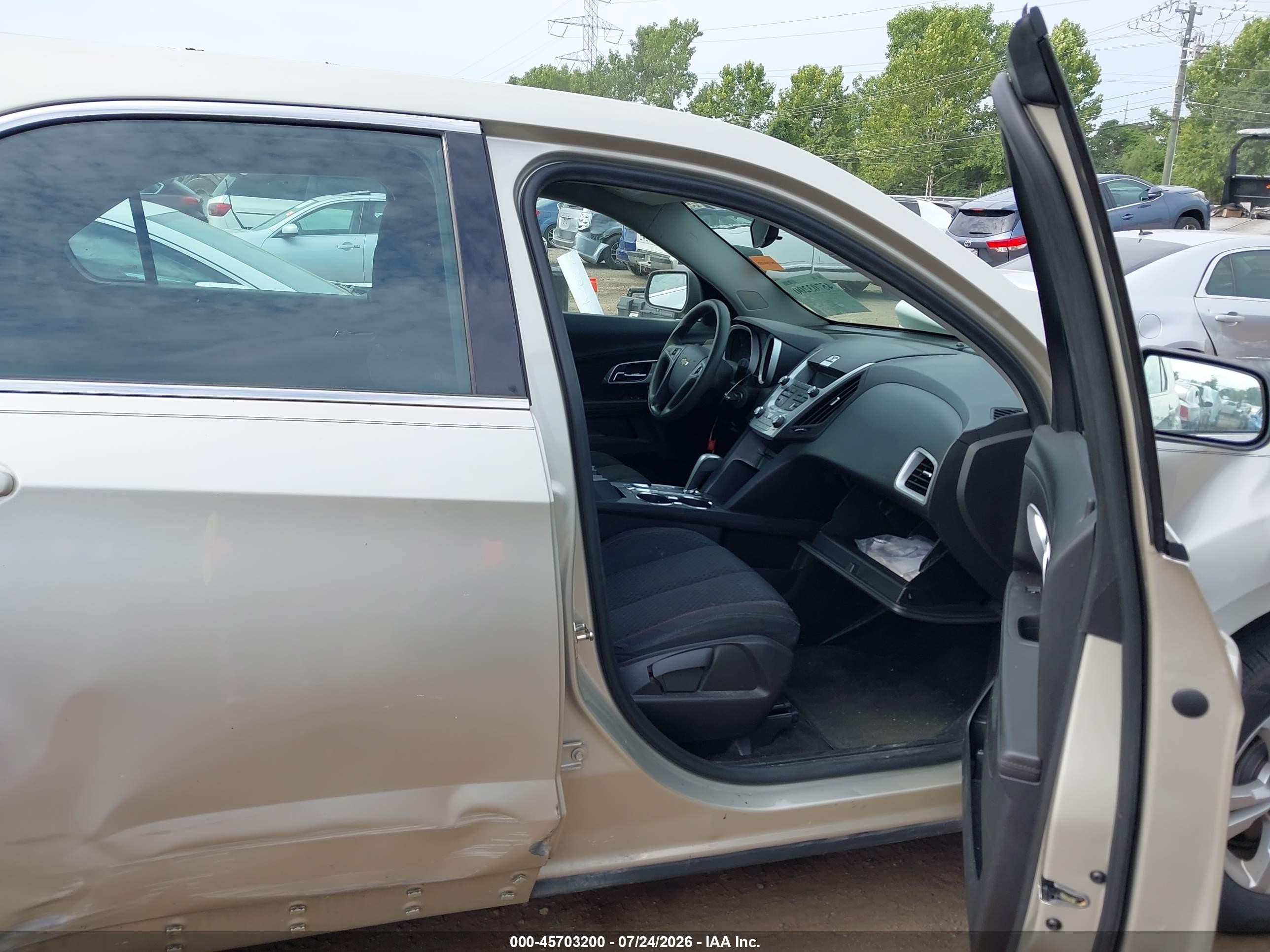 2015 Chevrolet Equinox Ls Cream vin: 2GNALAEK8F1164581