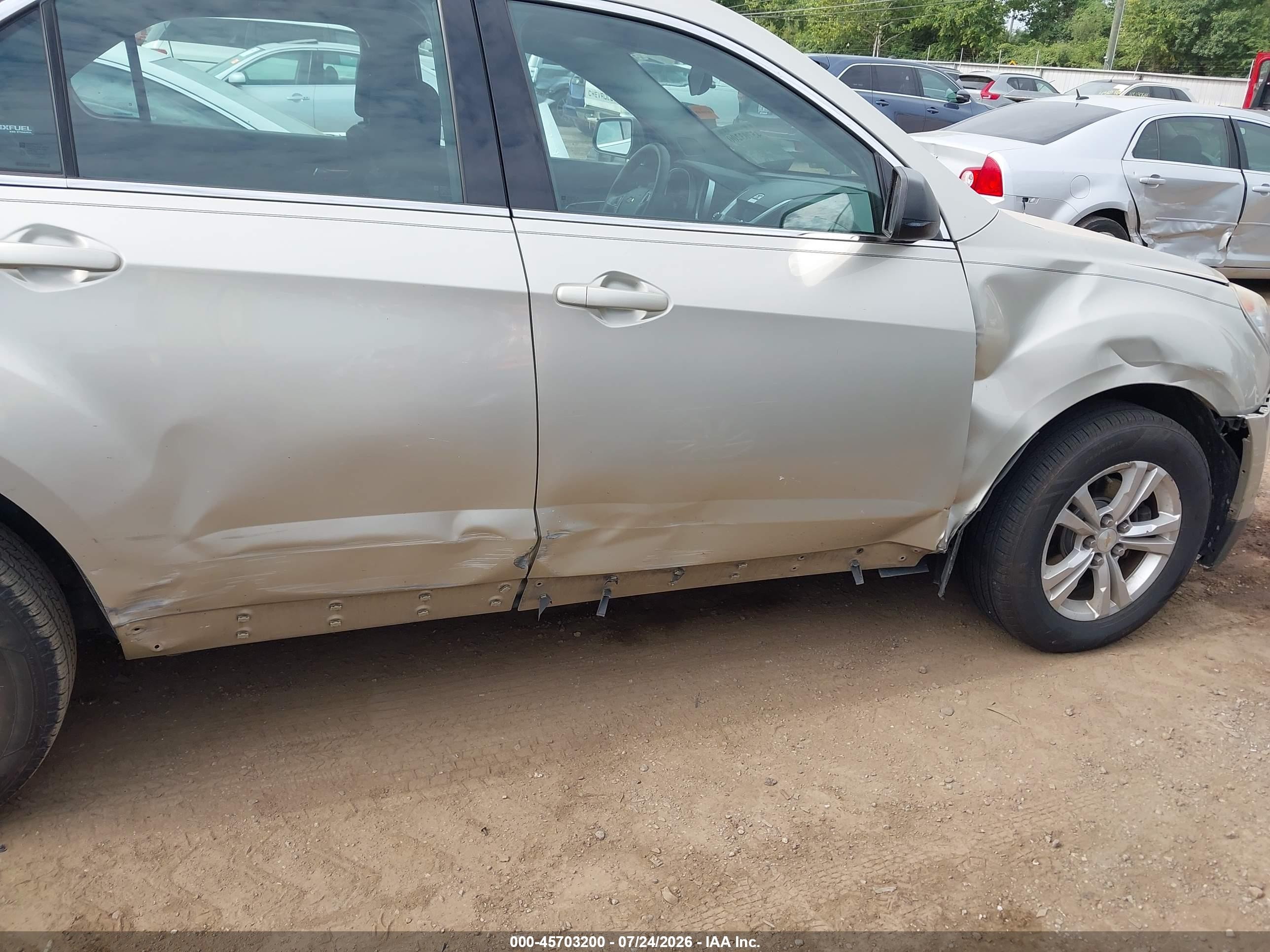 2015 Chevrolet Equinox Ls Cream vin: 2GNALAEK8F1164581