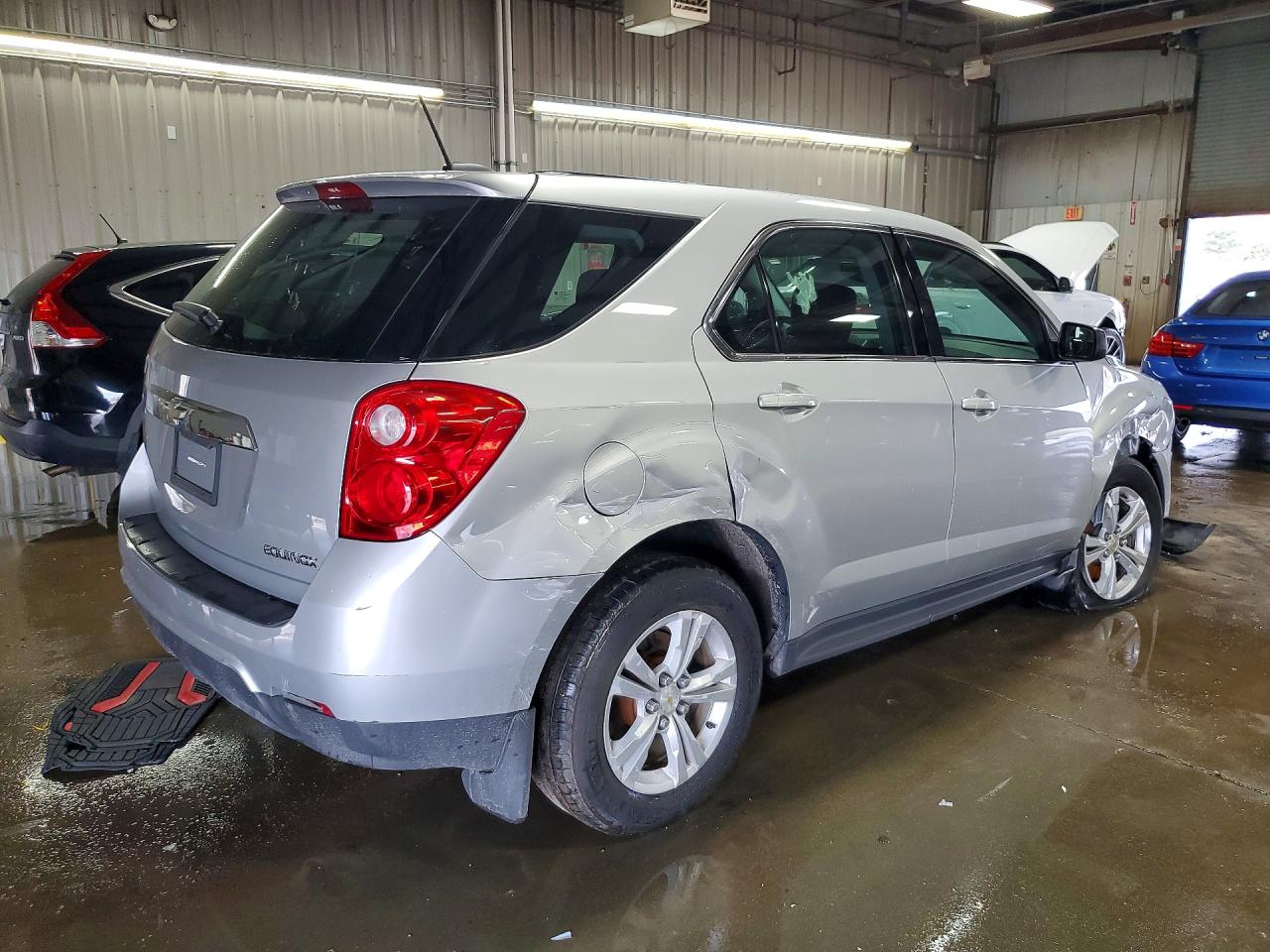 2015 Chevrolet Equinox Ls Silver vin: 2GNALAEK8F1172597