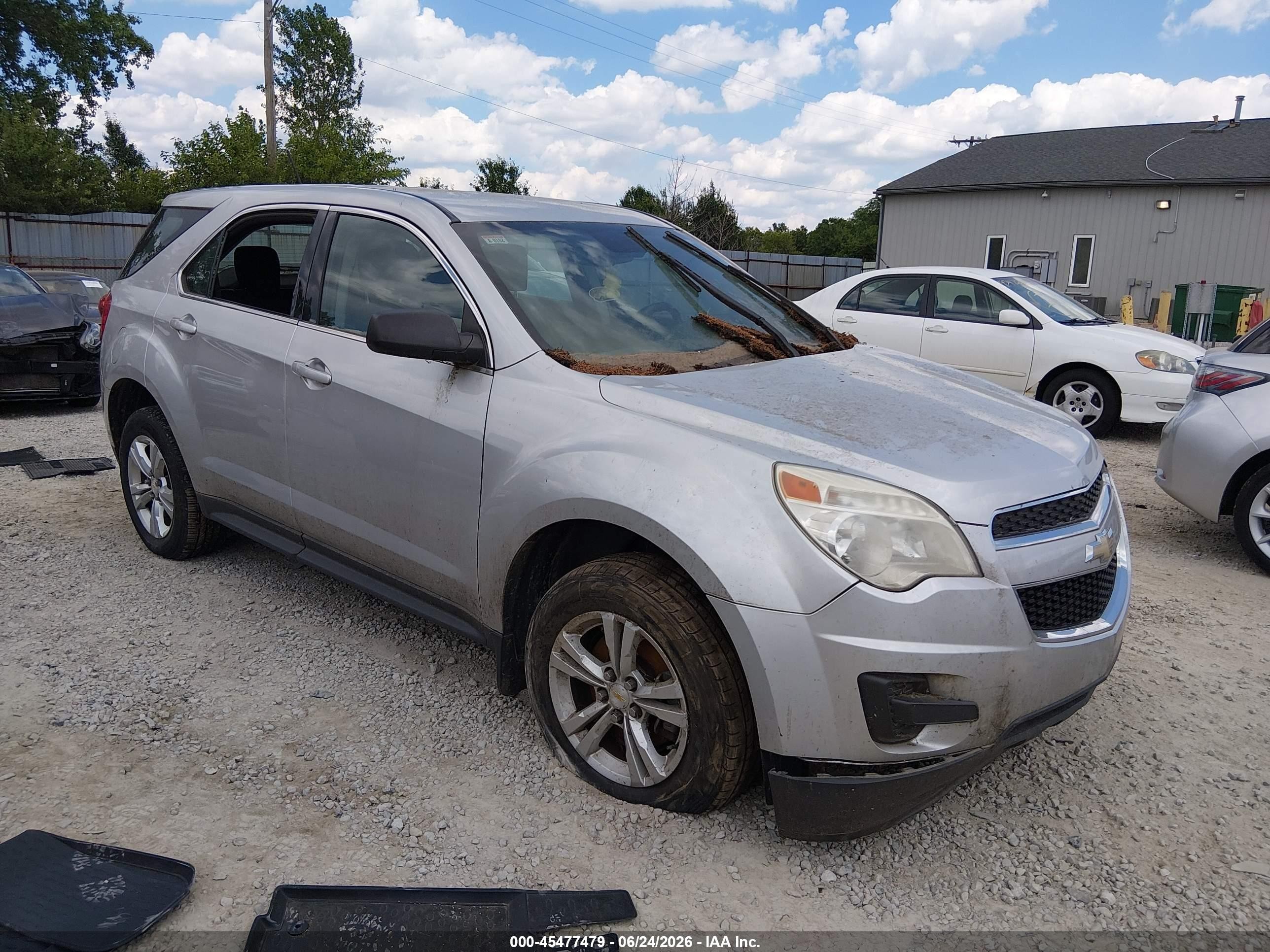 2015 Chevrolet Equinox Ls Silver vin: 2GNALAEK8F1174978