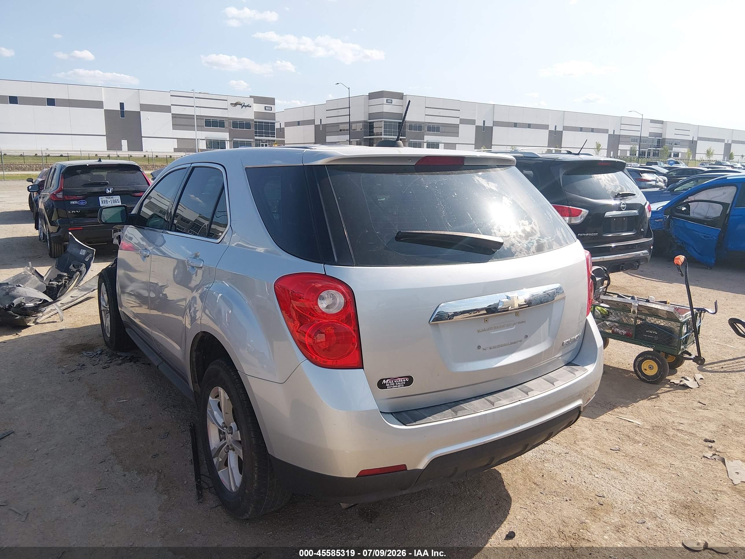 2015 Chevrolet Equinox Ls Silver vin: 2GNALAEK8F1176634