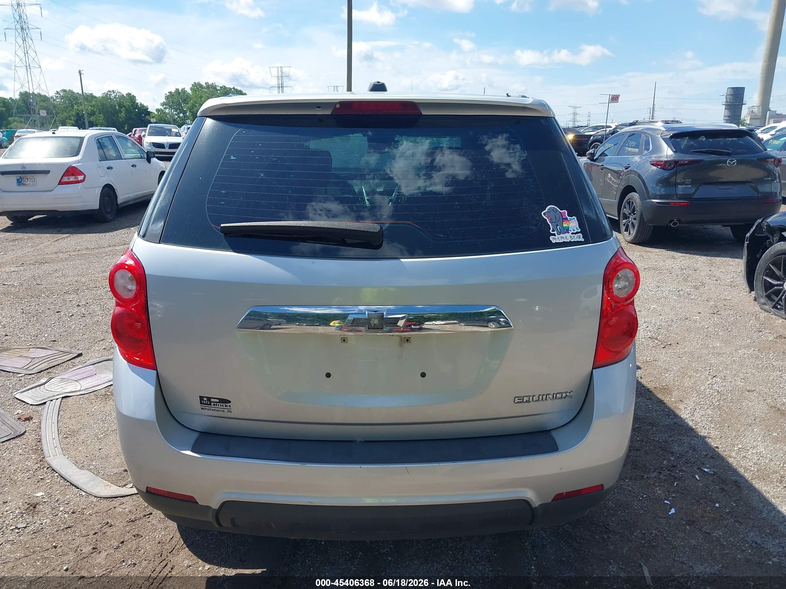 2015 Chevrolet Equinox Ls Silver vin: 2GNALAEK8F6242392