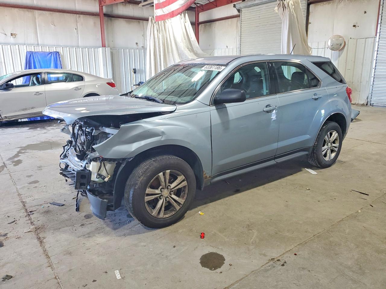 2015 Chevrolet Equinox Ls Blue vin: 2GNALAEK8F6281886