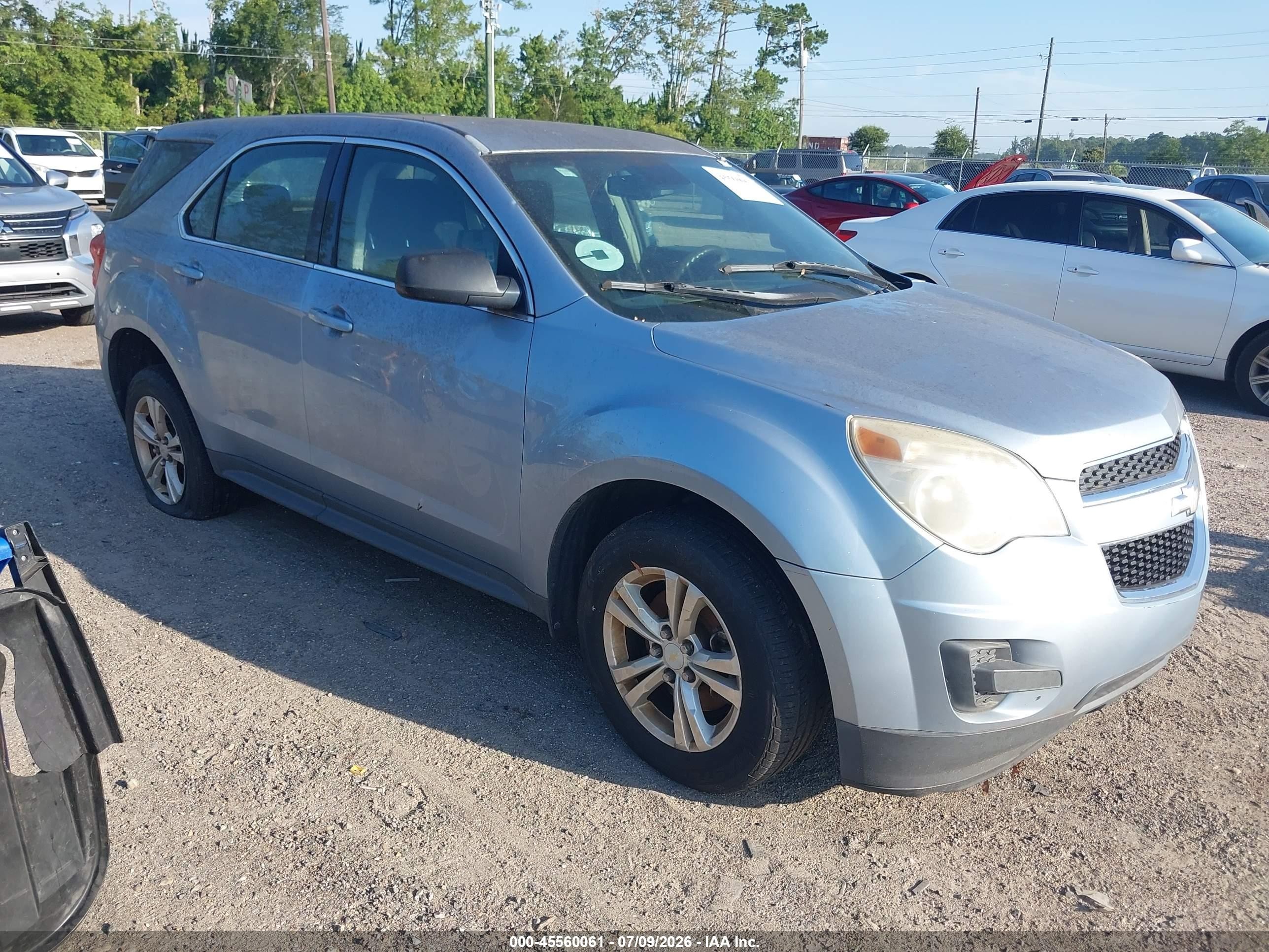 2015 Chevrolet Equinox Ls Blue vin: 2GNALAEK8F6316264