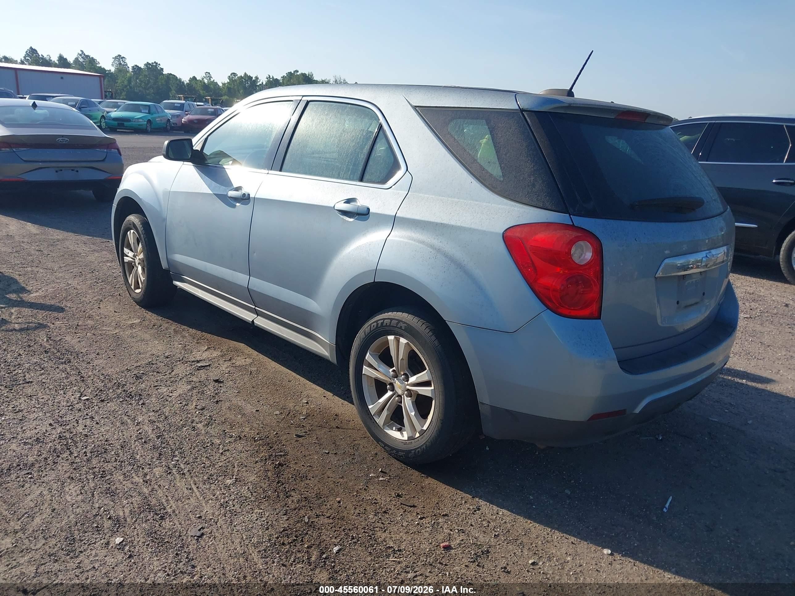 2015 Chevrolet Equinox Ls Blue vin: 2GNALAEK8F6316264