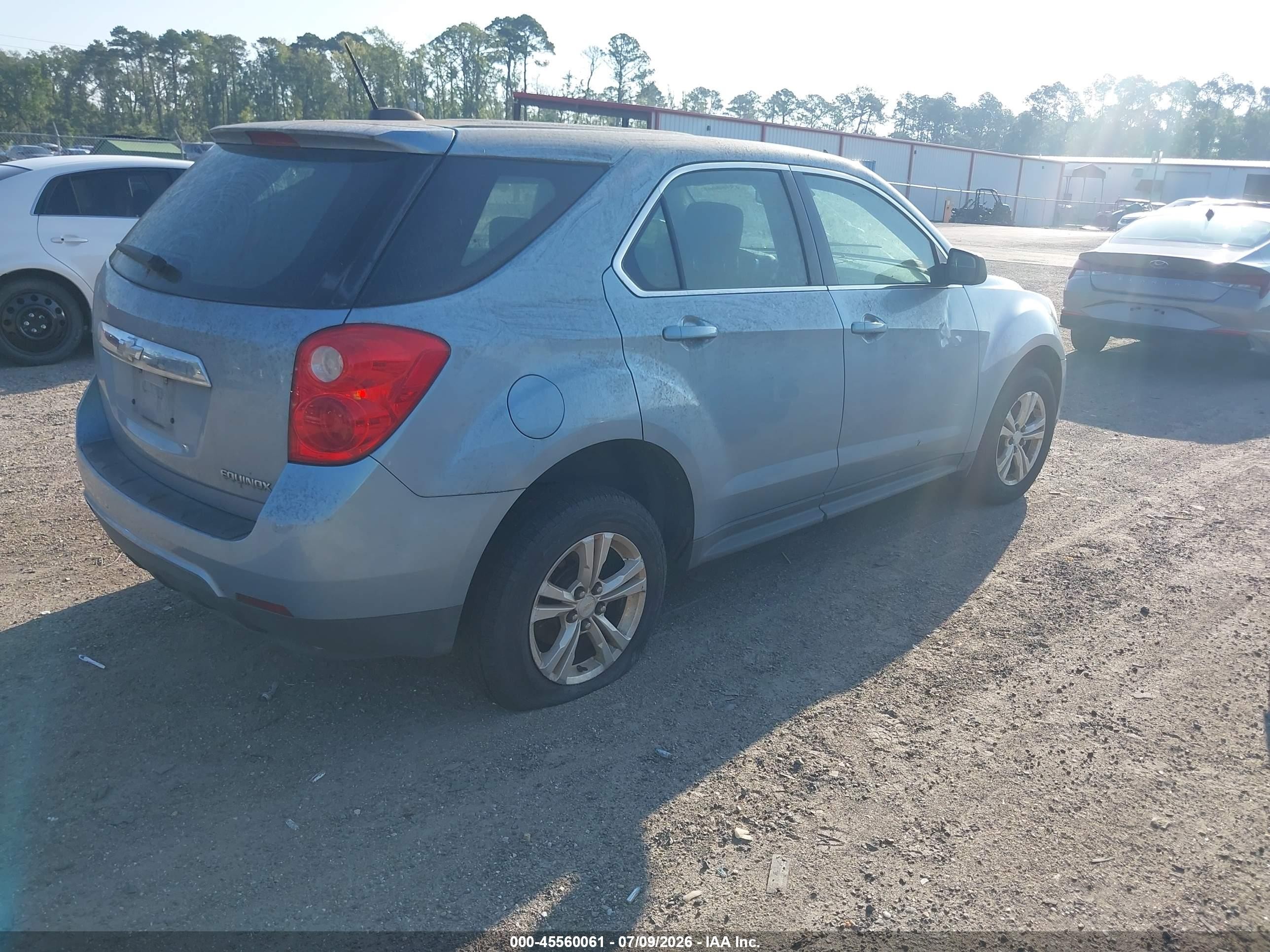 2015 Chevrolet Equinox Ls Blue vin: 2GNALAEK8F6316264