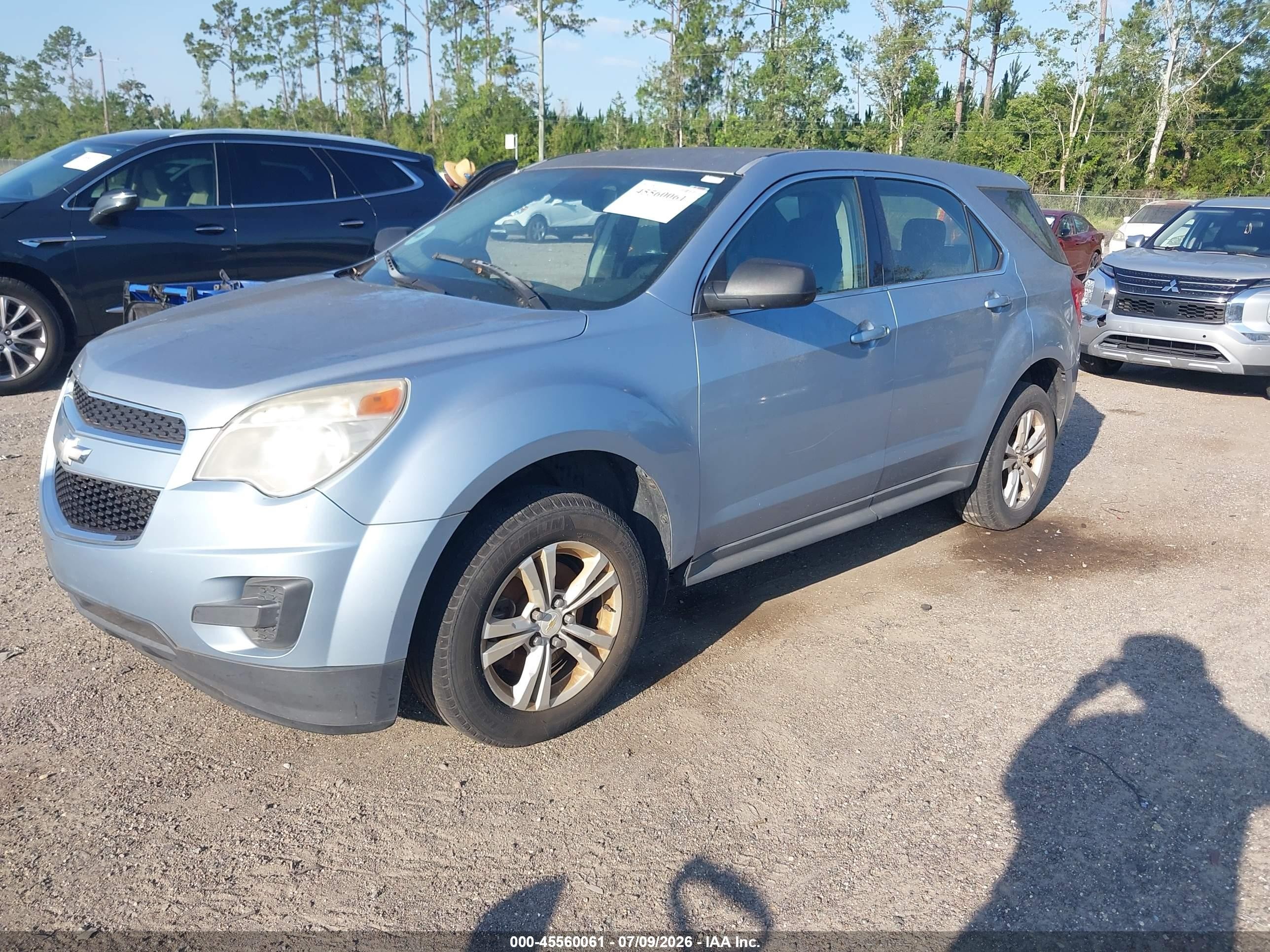 2015 Chevrolet Equinox Ls Blue vin: 2GNALAEK8F6316264
