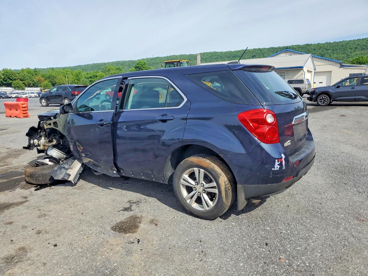 2015 Chevrolet Equinox Ls Blue vin: 2GNALAEK8F6409771
