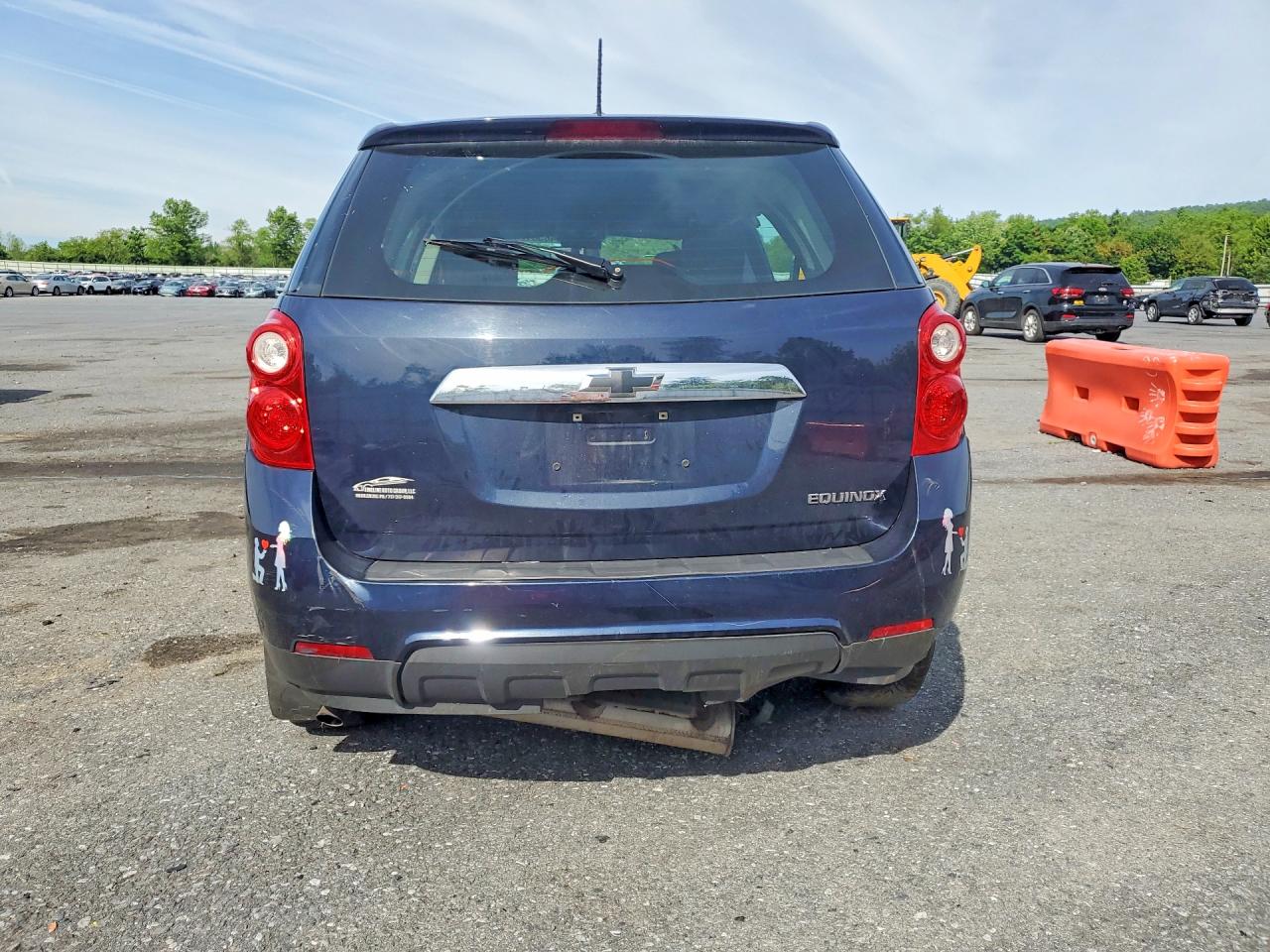 2015 Chevrolet Equinox Ls Blue vin: 2GNALAEK8F6409771
