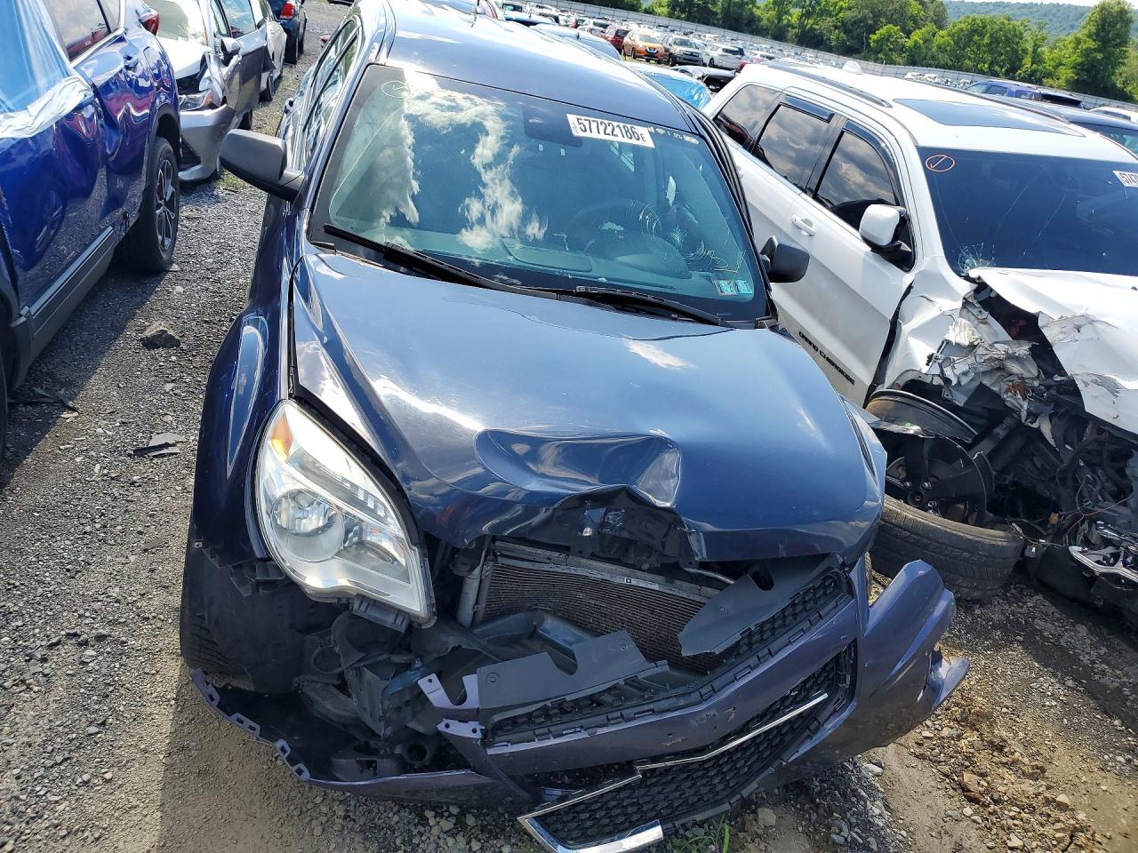 2015 Chevrolet Equinox Ls Blue vin: 2GNALAEK8F6409771