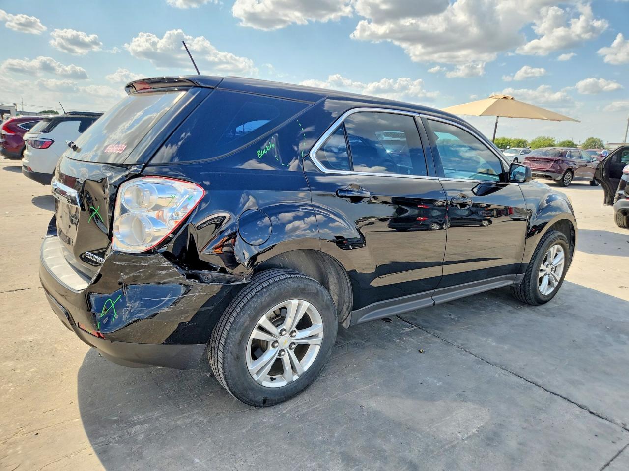 2015 Chevrolet Equinox Ls Черный vin: 2GNALAEK8F6429342
