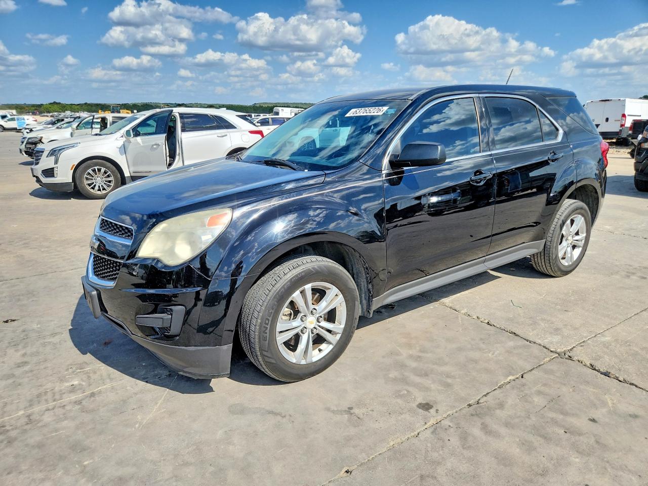 2015 Chevrolet Equinox Ls Black vin: 2GNALAEK8F6429342
