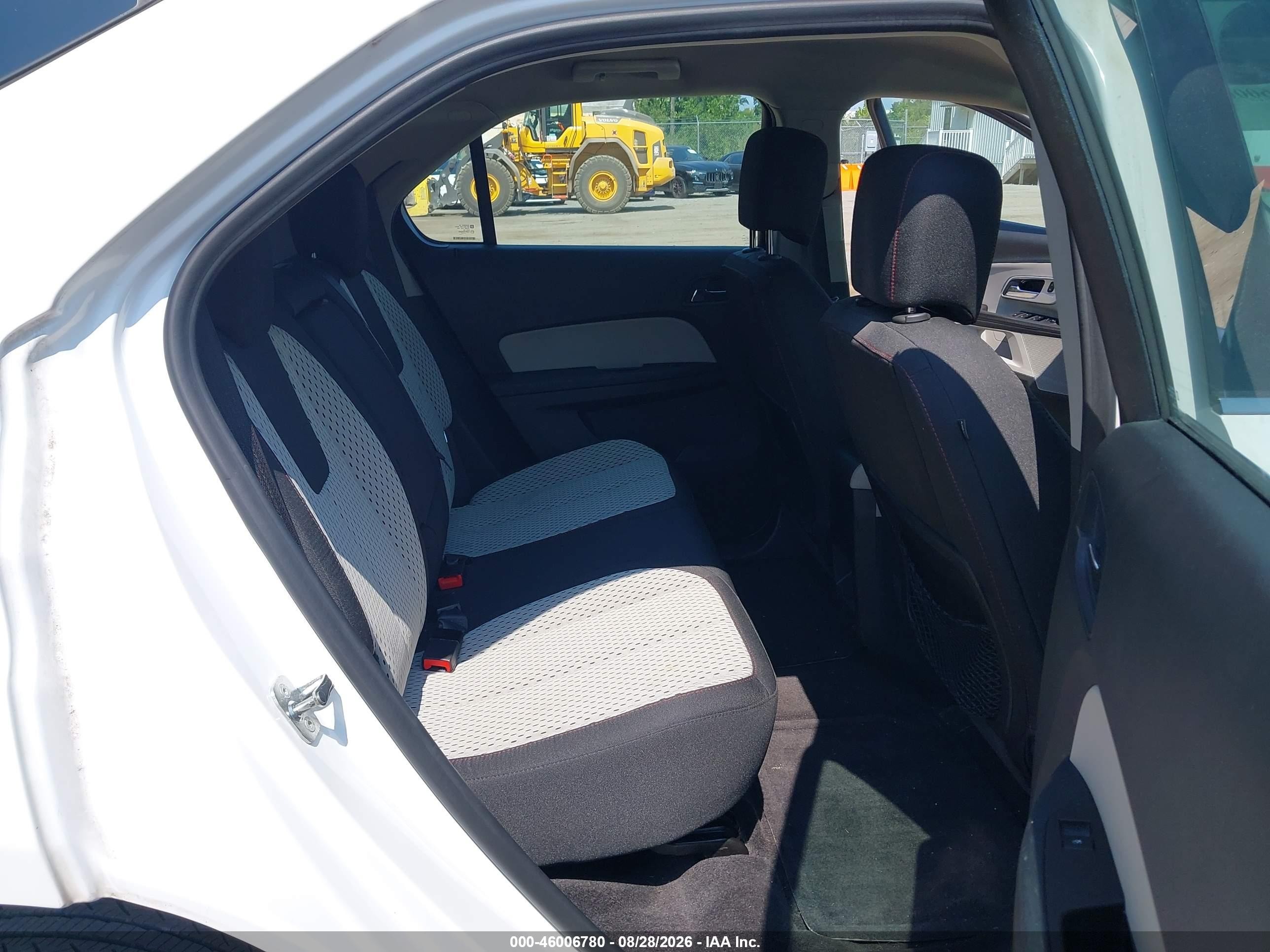 2015 Chevrolet Equinox Ls White vin: 2GNALAEK8F6433035