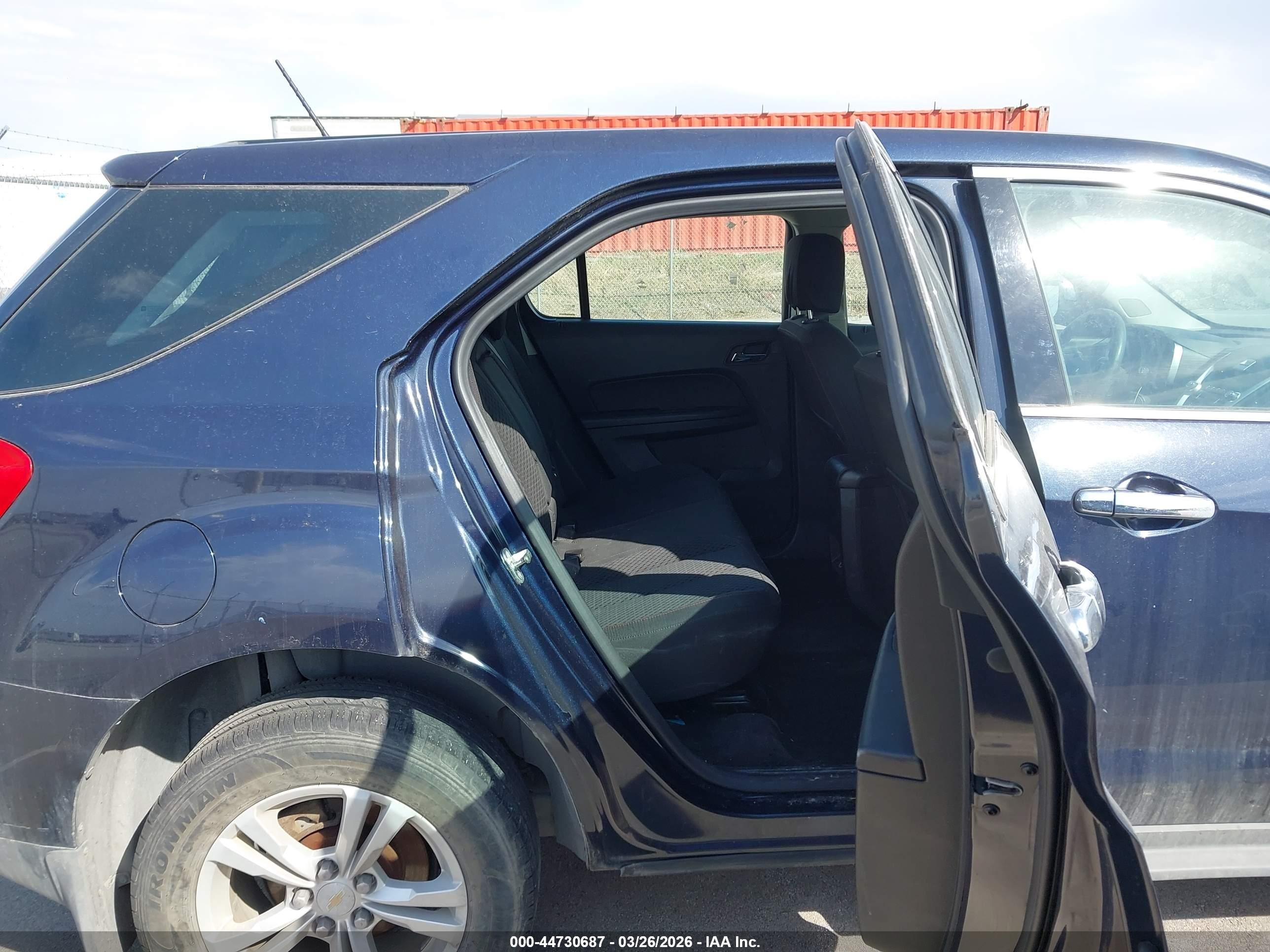 2015 Chevrolet Equinox Ls Blue vin: 2GNALAEK8F6438025