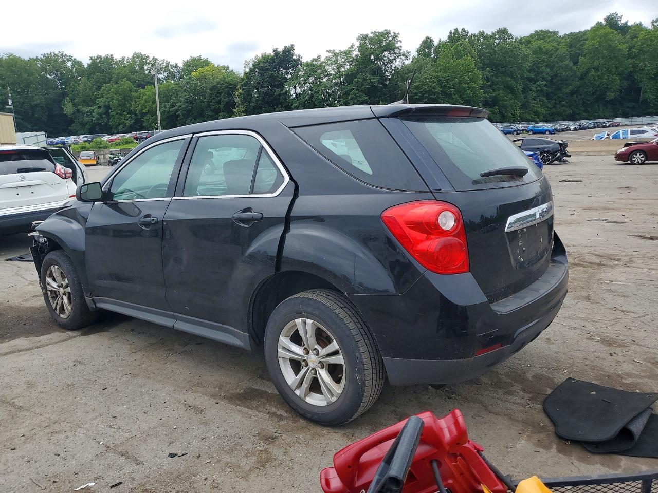 2014 Chevrolet Equinox Ls Black vin: 2GNALAEK9E1121995