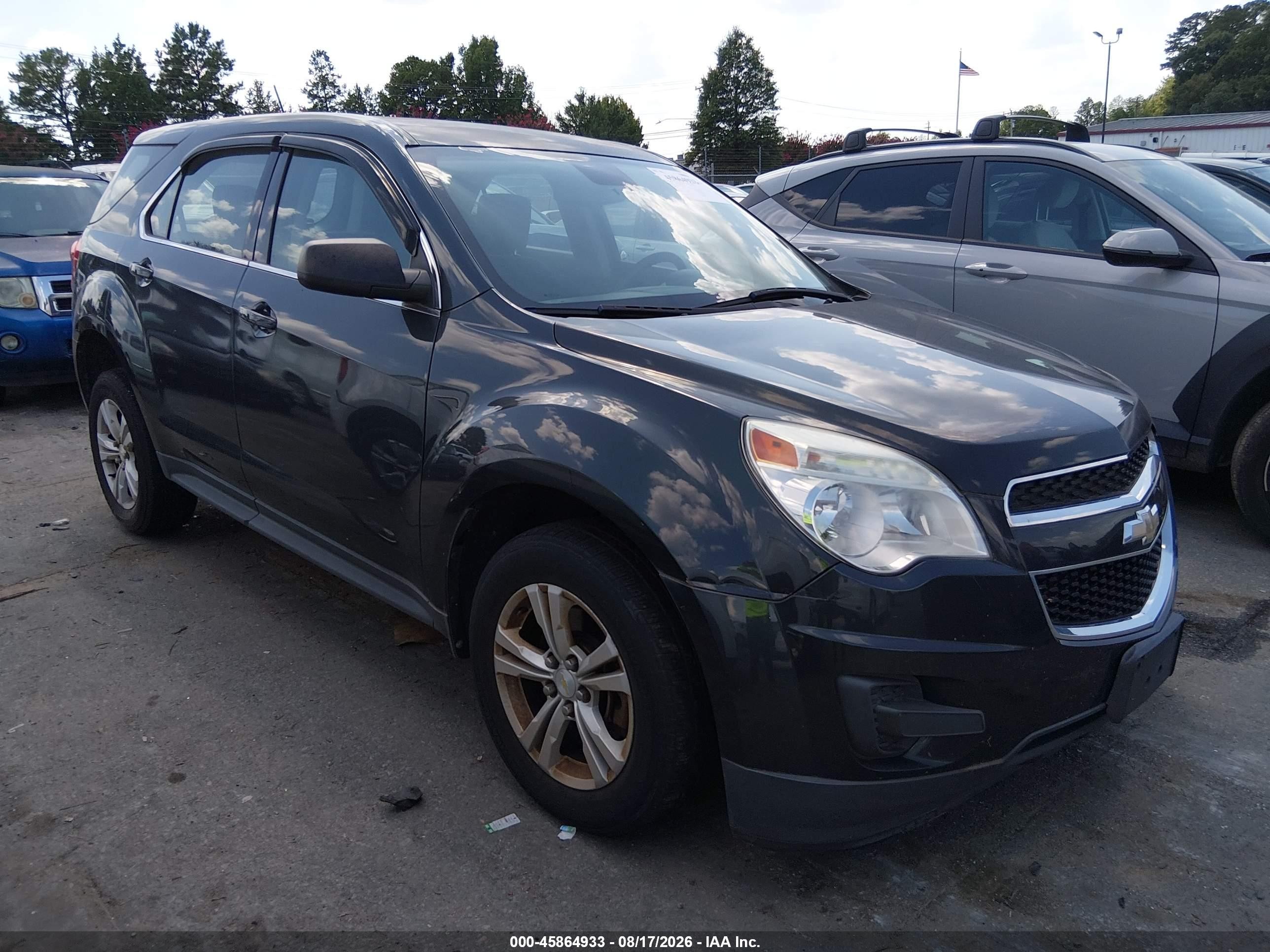 2014 Chevrolet Equinox Ls Gray vin: 2GNALAEK9E6176143