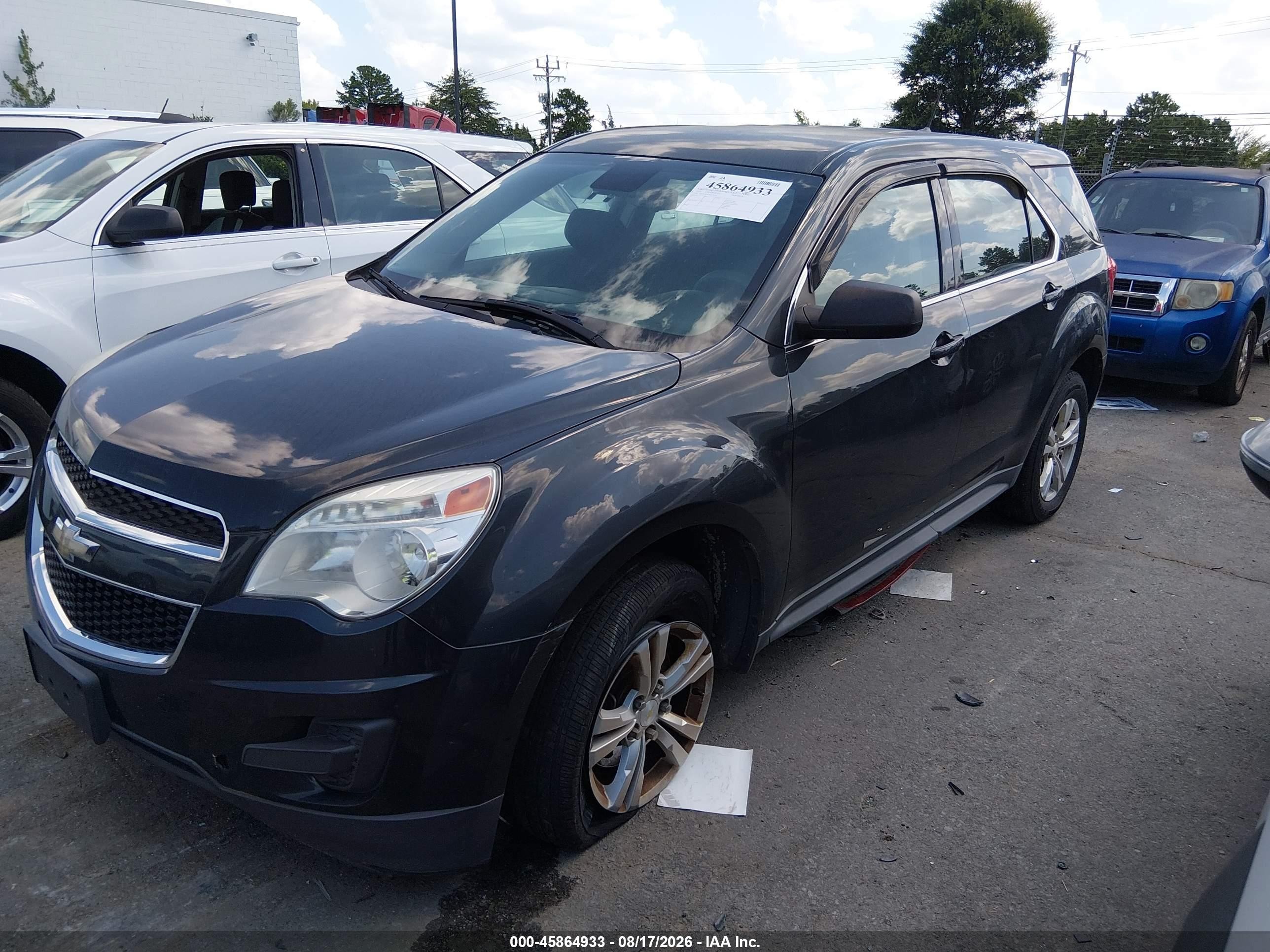 2014 Chevrolet Equinox Ls Gray vin: 2GNALAEK9E6176143