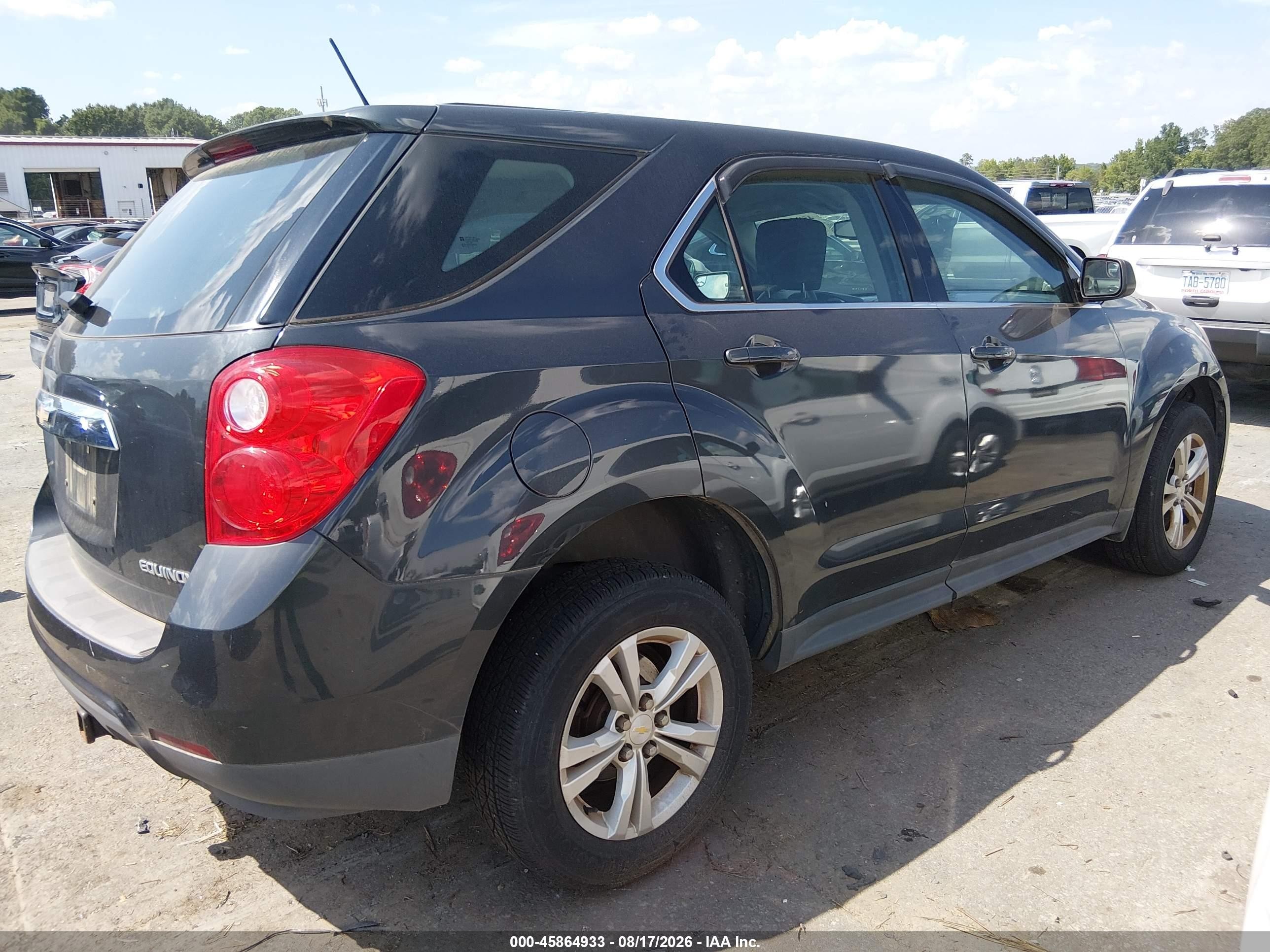 2014 Chevrolet Equinox Ls Gray vin: 2GNALAEK9E6176143