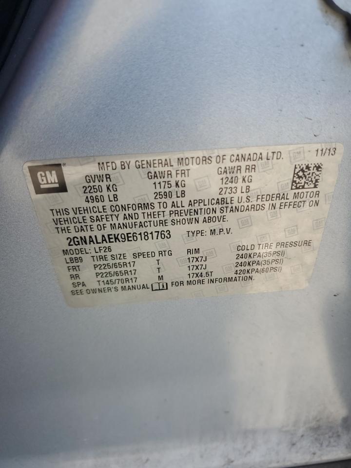 2014 Chevrolet Equinox Ls Синий vin: 2GNALAEK9E6181763