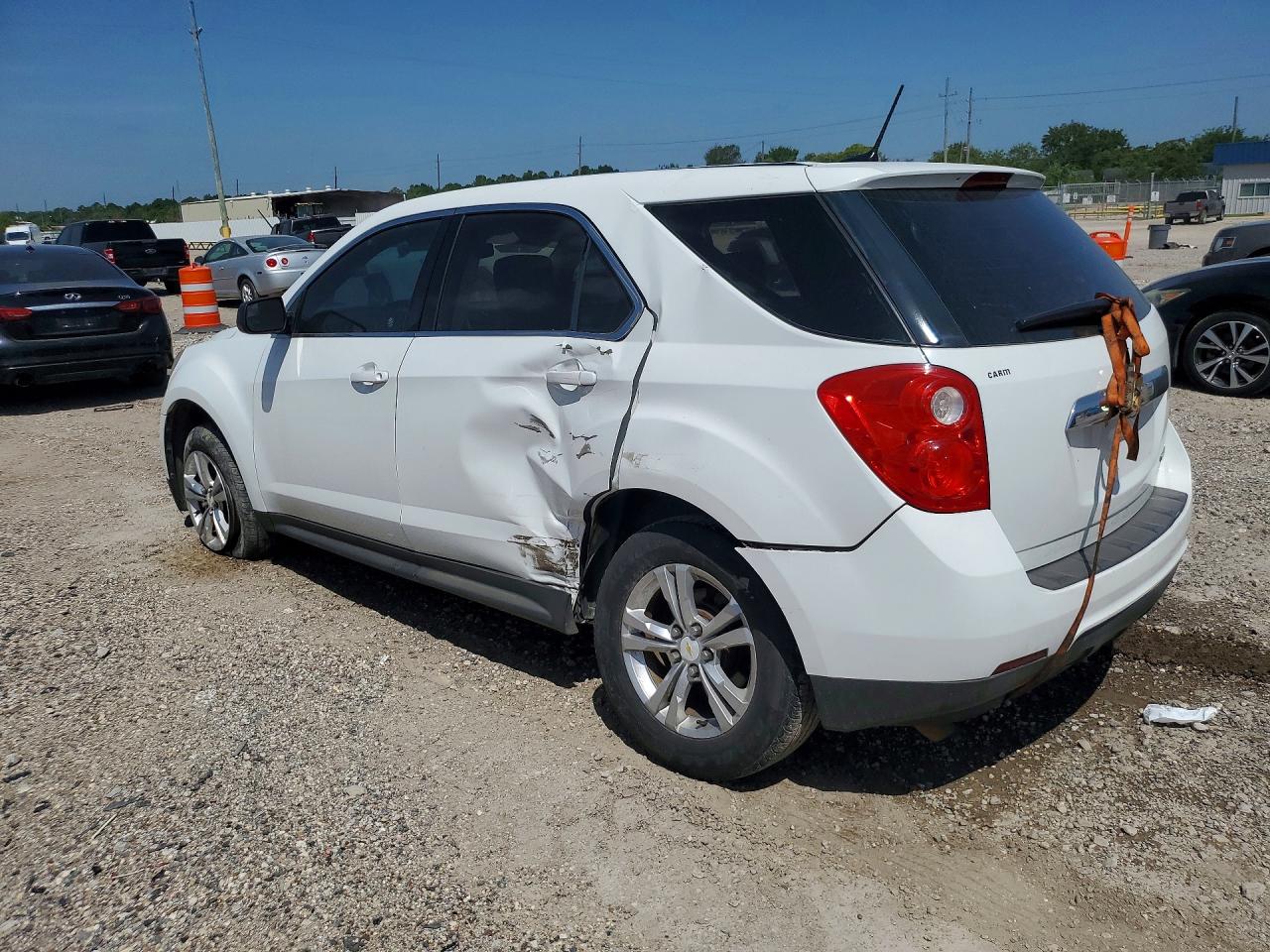 2014 Chevrolet Equinox Ls White vin: 2GNALAEK9E6215474
