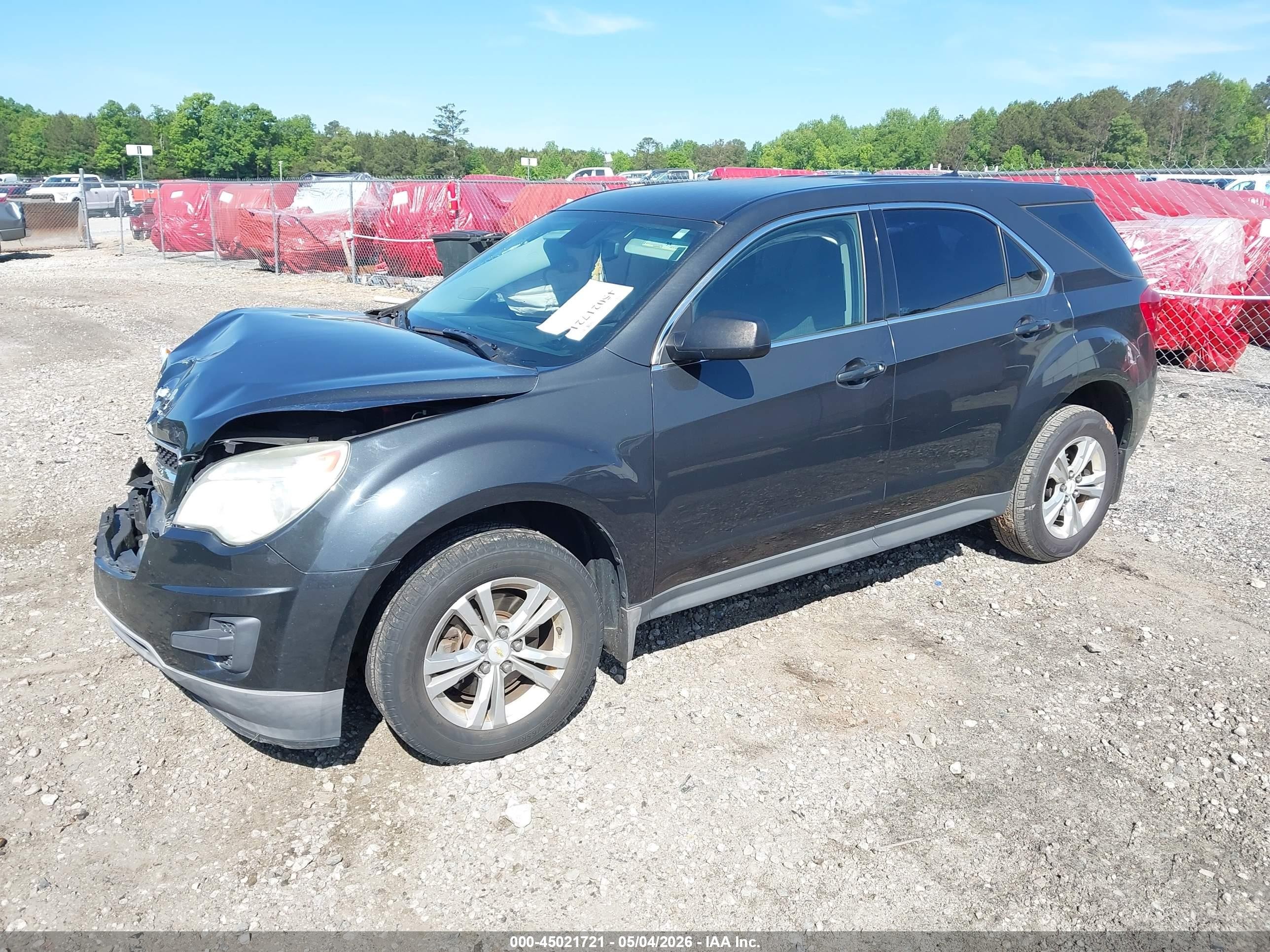2014 Chevrolet Equinox Ls Black vin: 2GNALAEK9E6280521