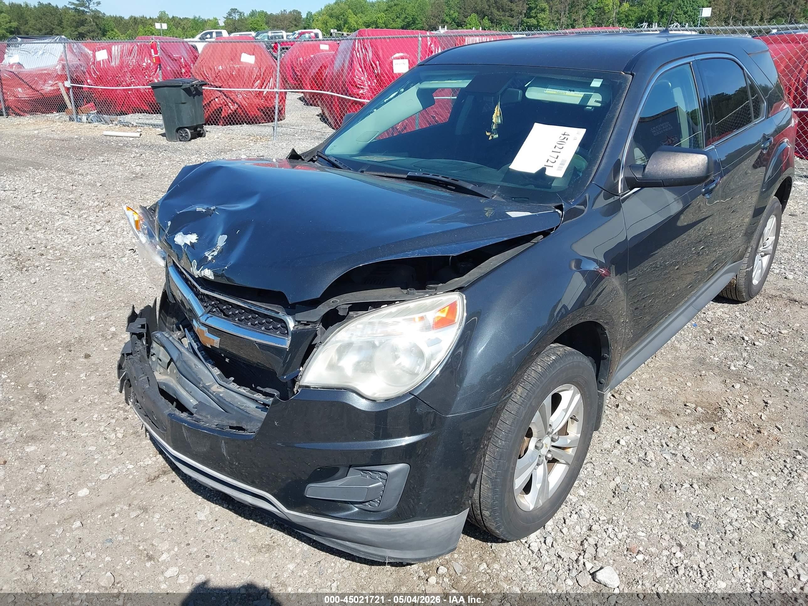 2014 Chevrolet Equinox Ls Black vin: 2GNALAEK9E6280521