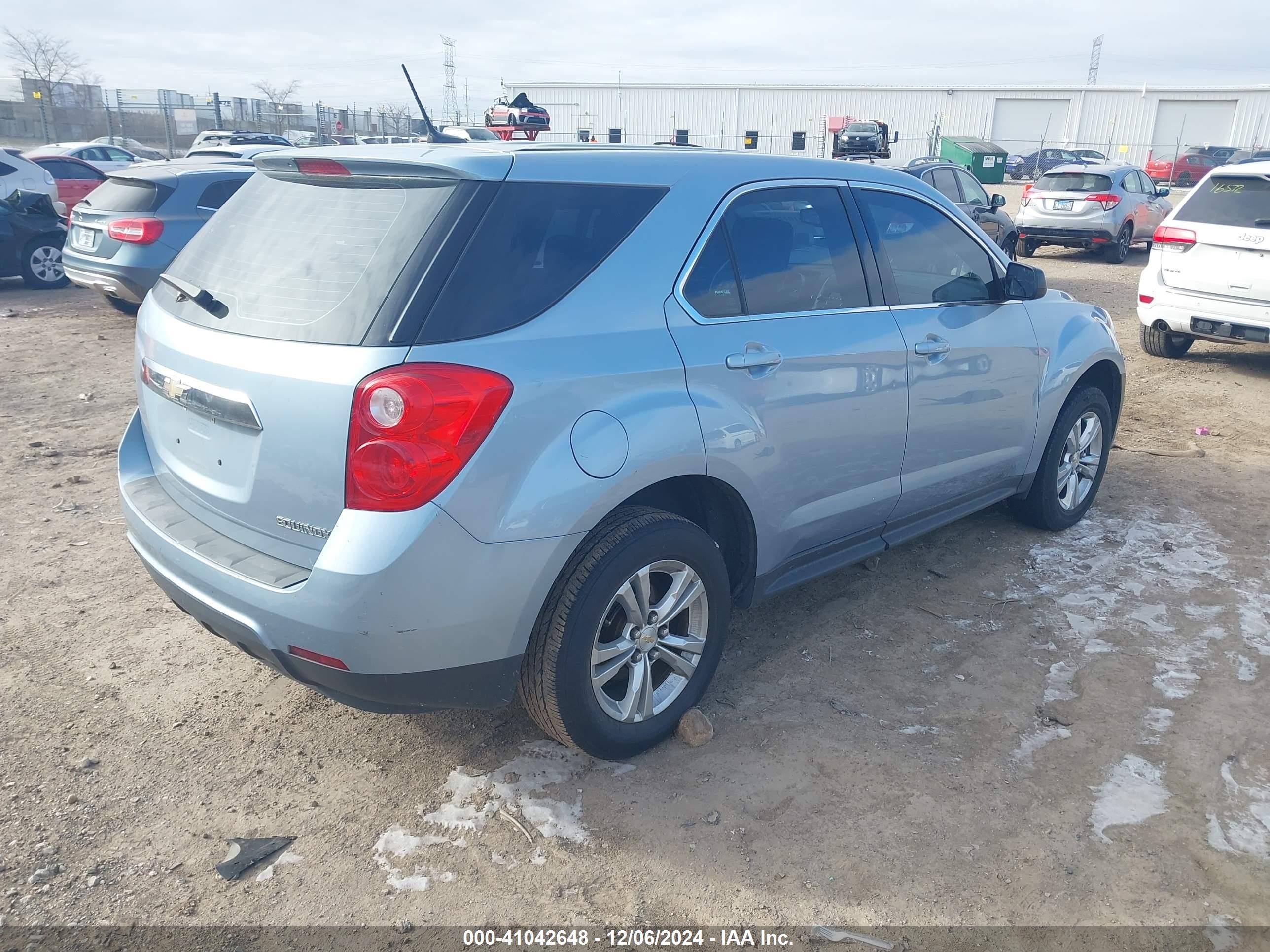 2014 Chevrolet Equinox Ls Blue vin: 2GNALAEK9E6358991