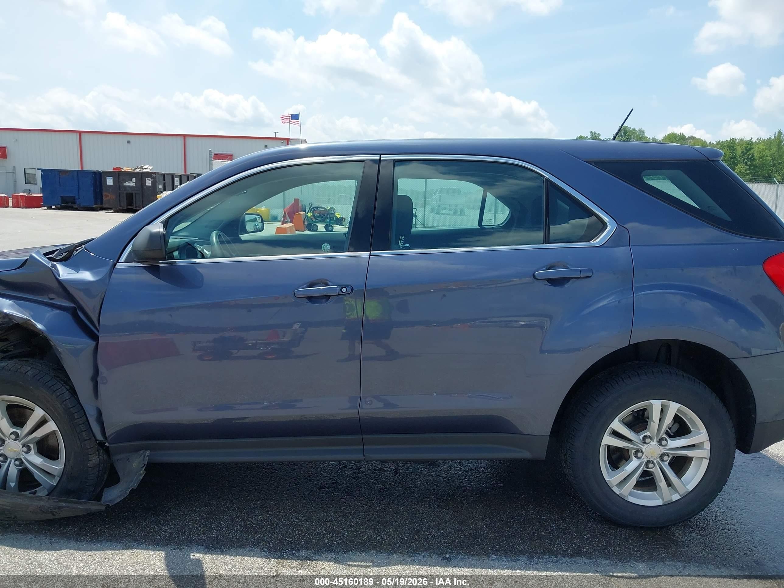 2014 Chevrolet Equinox Ls Blue vin: 2GNALAEK9E6368288